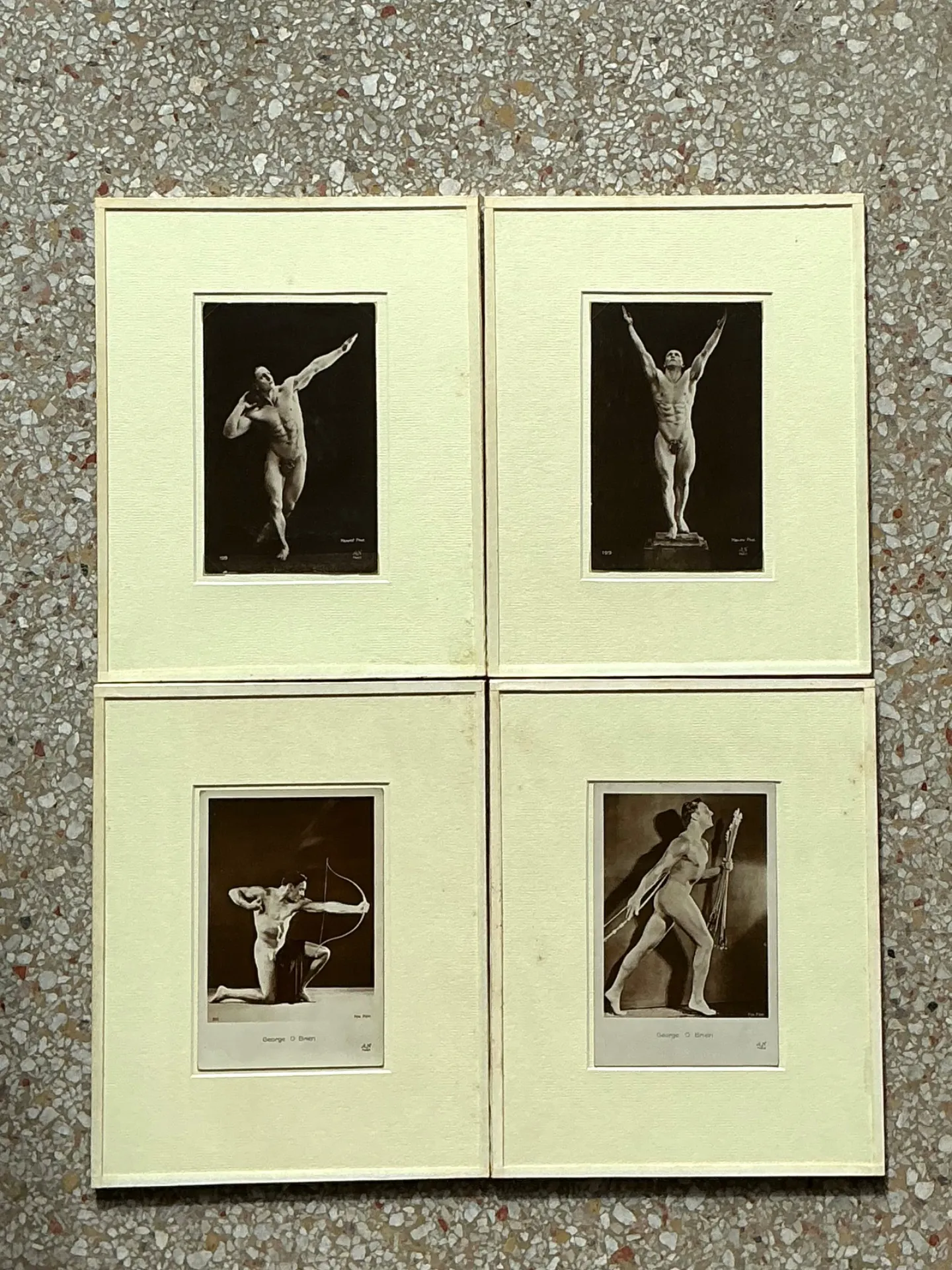 Vintage George O’Brien Classical Male Figure Prints - Set of 4 — additional photo 6