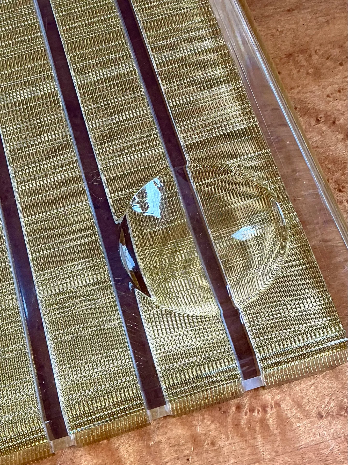Vintage Lucite Decorative Serving Tray — additional photo 3