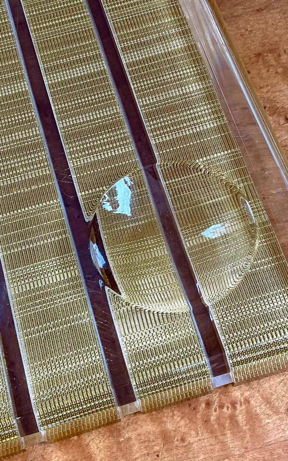 Vintage Lucite Decorative Serving Tray — additional photo 3