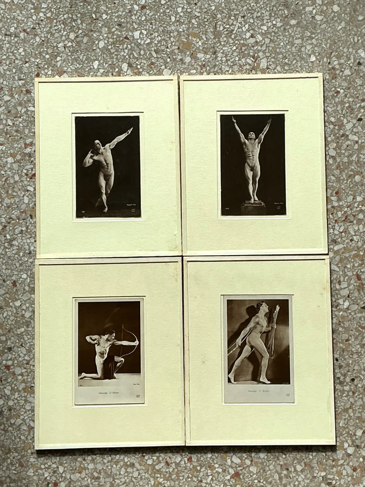 Vintage George O’Brien Classical Male Figure Prints - Set of 4 — additional photo 8
