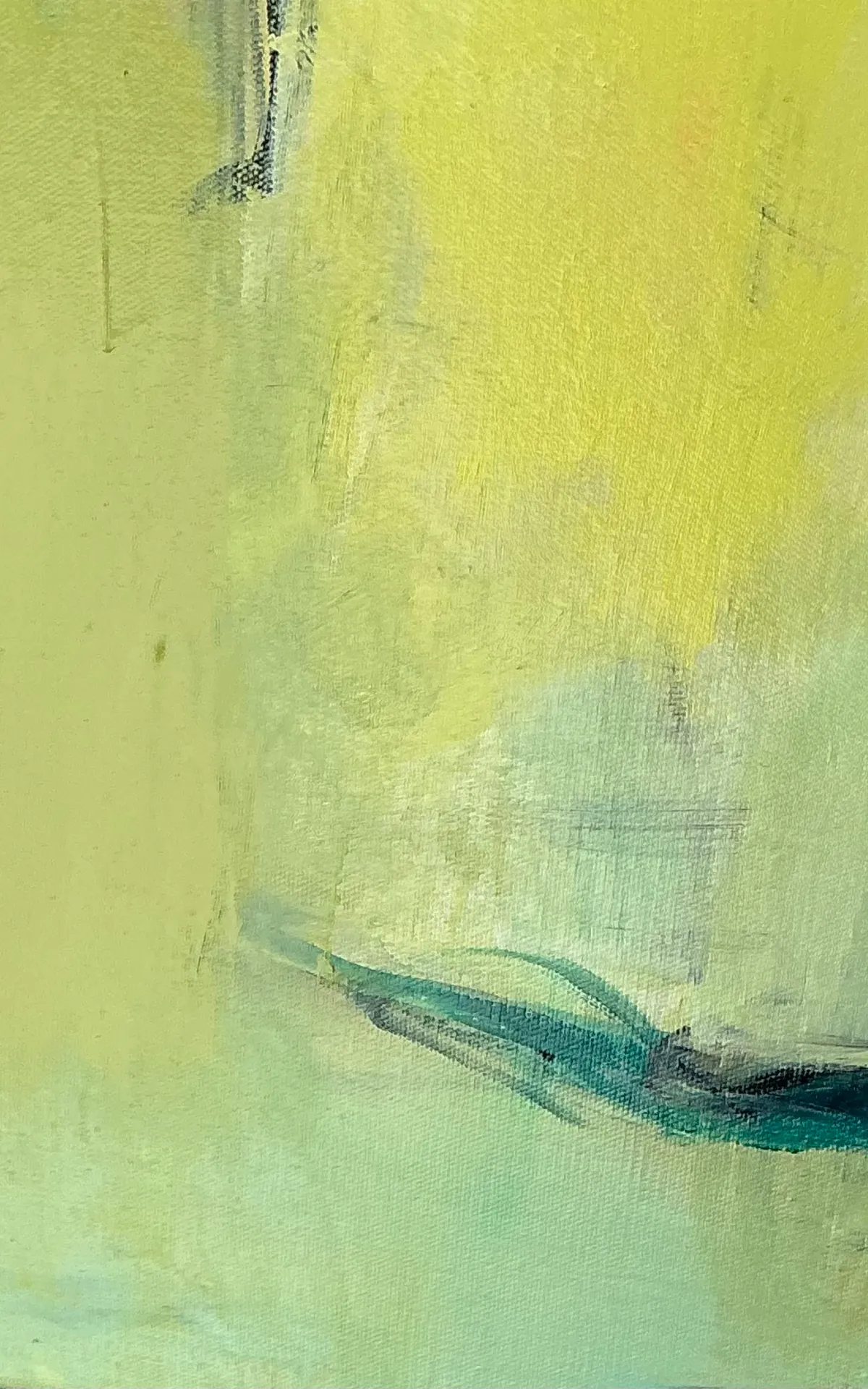Vintage Abstract Expressionist Oil Painting on Canvas — additional photo 7