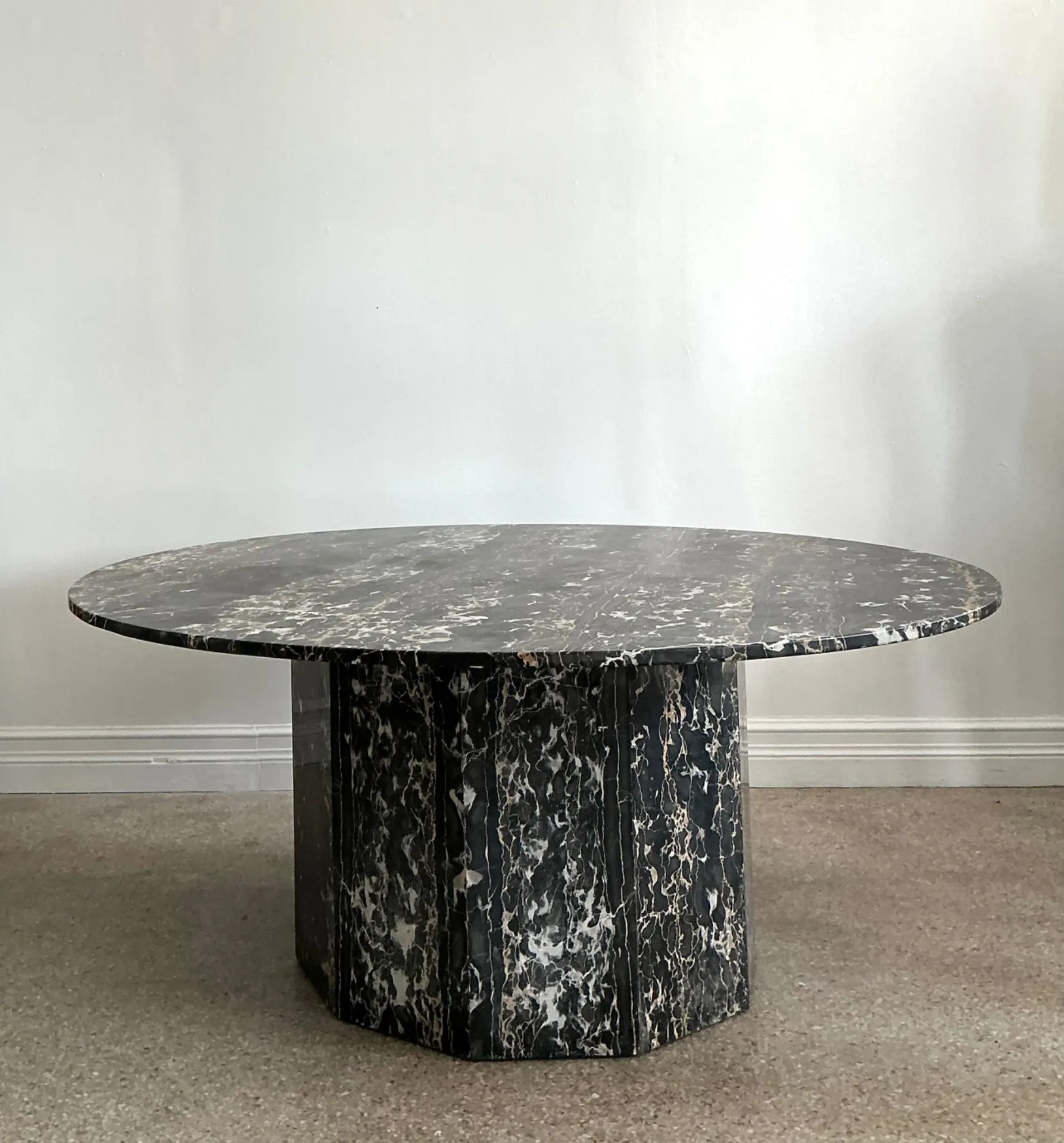 Vintage Italian Marble Dining Table — additional photo 4