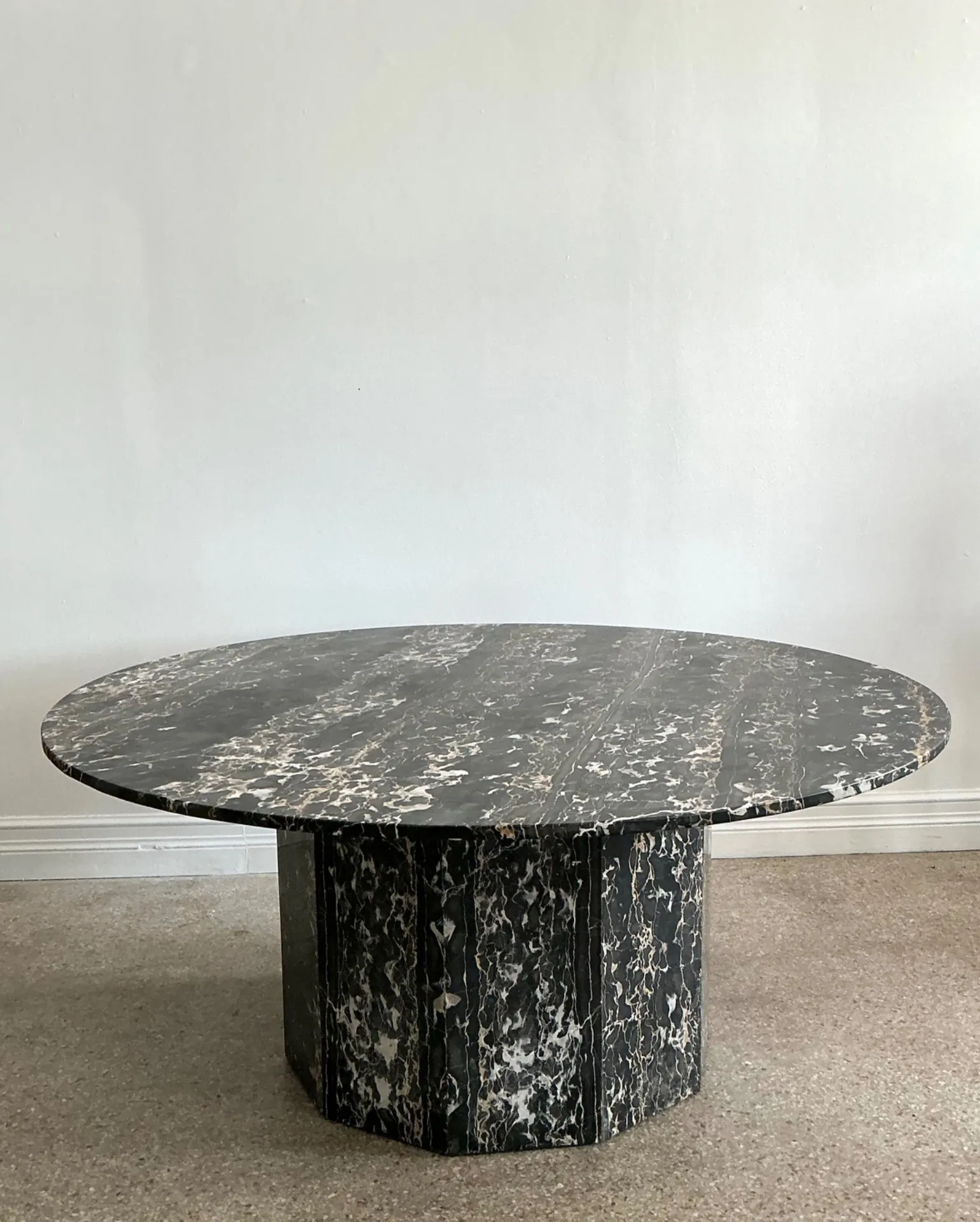 Vintage Italian Marble Dining Table — additional photo 1
