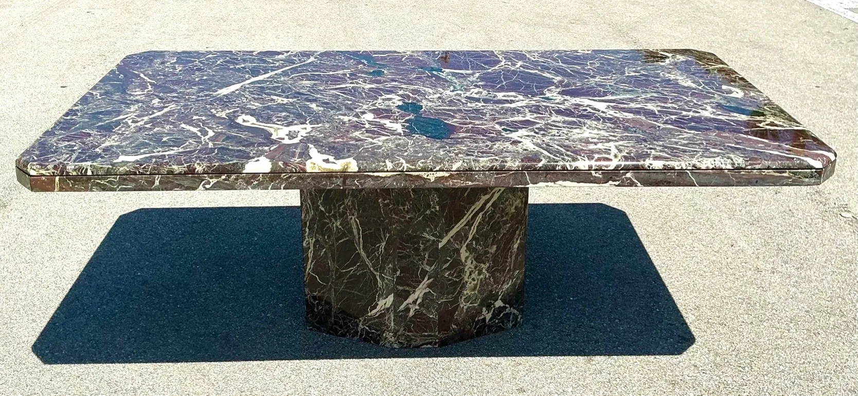 Vintage 1970s Rosato Lavanto Stone Top Dining Table — additional photo 6
