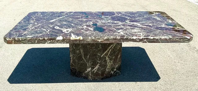 Vintage 1970s Rosato Lavanto Stone Top Dining Table — additional photo 6