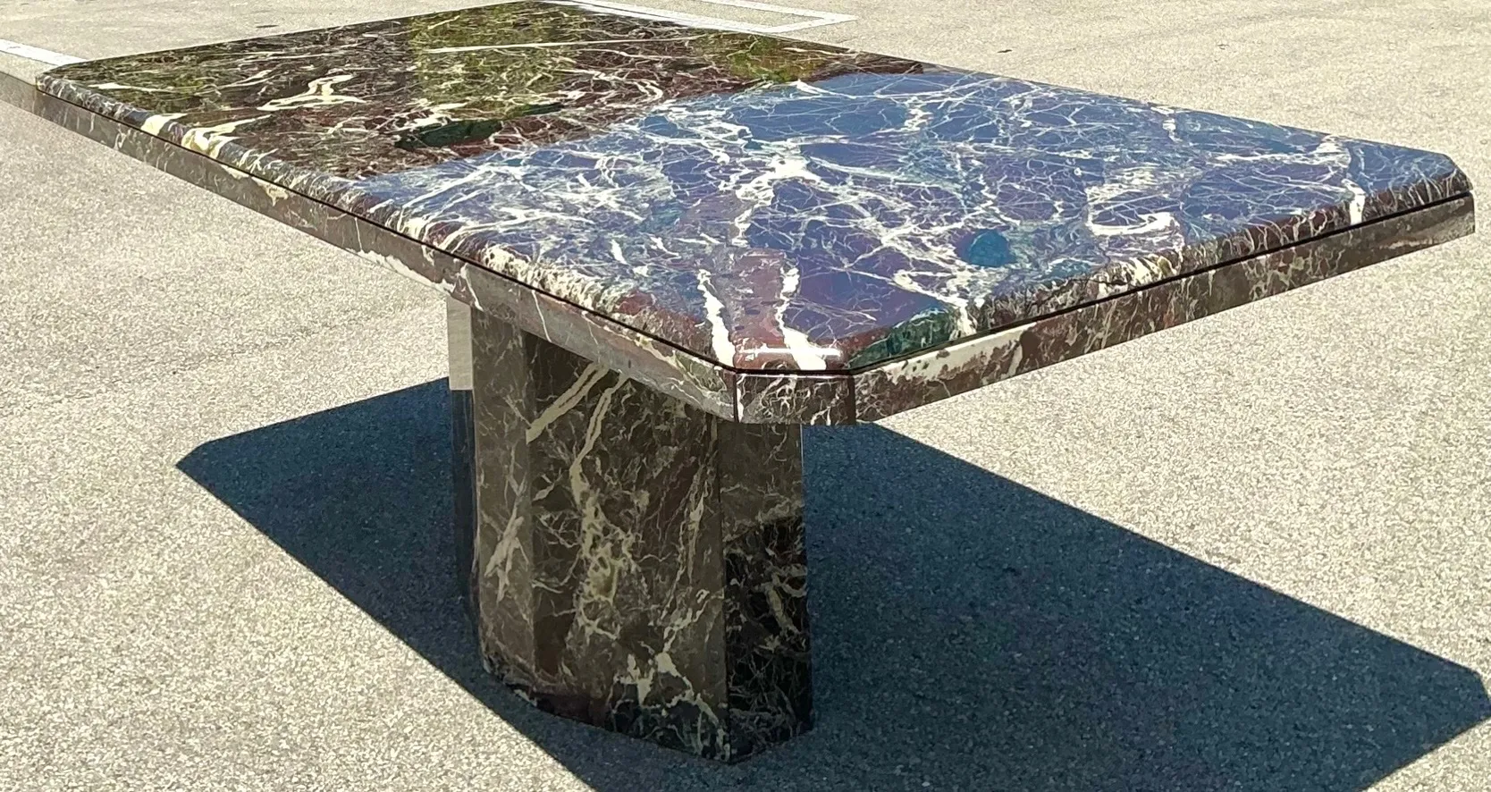 Vintage 1970s Rosato Lavanto Stone Top Dining Table — additional photo 7