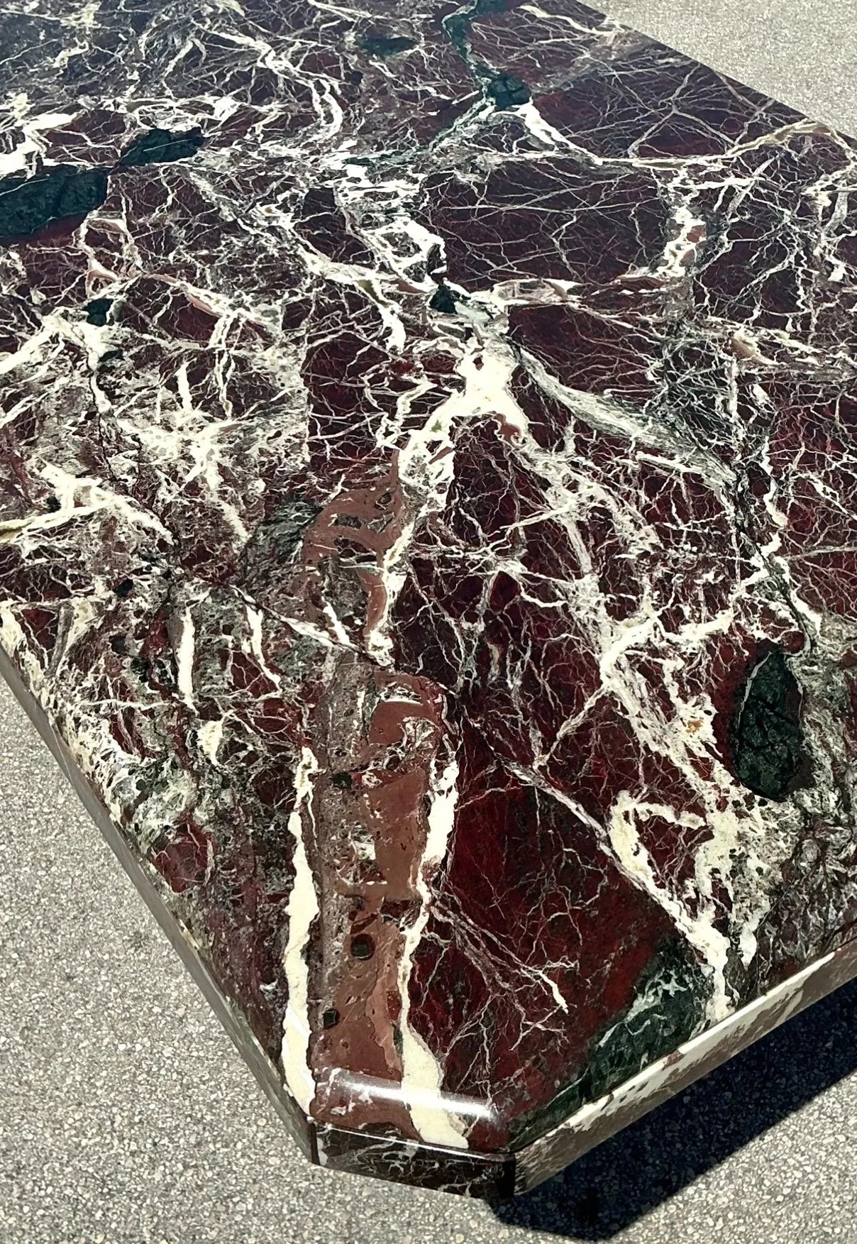 Vintage 1970s Rosato Lavanto Stone Top Dining Table — additional photo 5