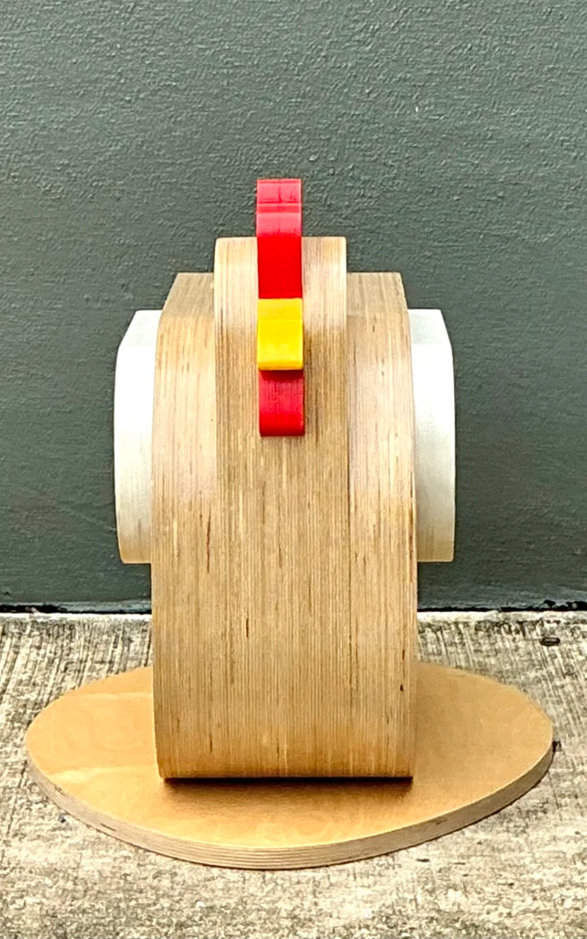 Vintage Sculptural Wood Chicken Low Stool — additional photo 7