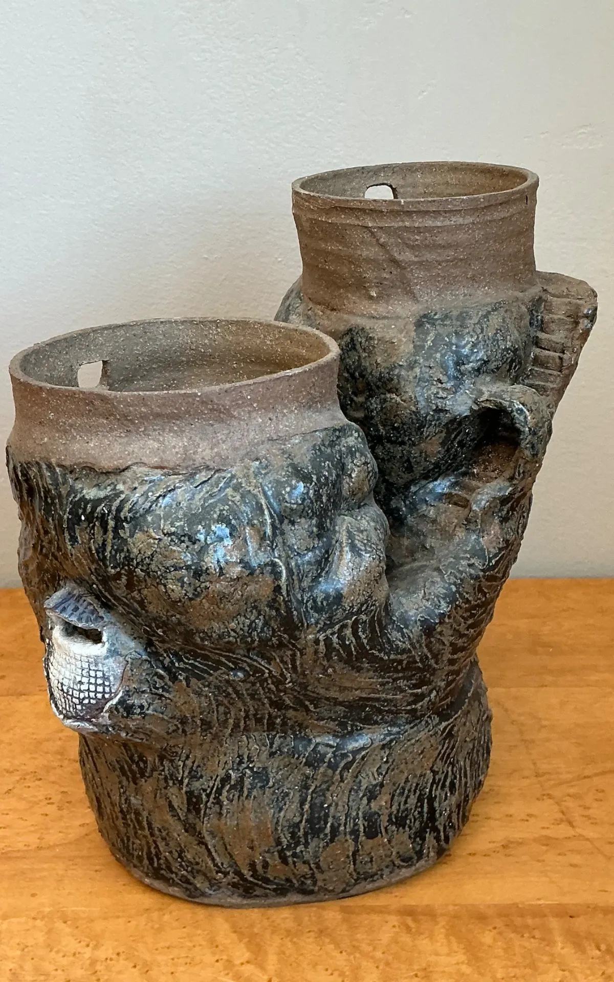 Vintage Abstract Tree Form Vase