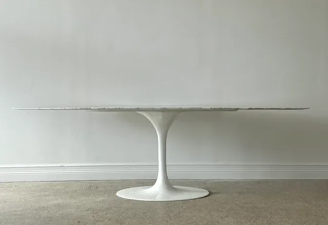 Vintage Marble Tulip Dining Table After Sarrinen — additional photo 4