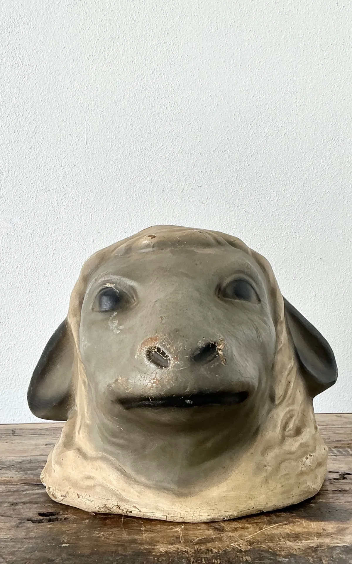 Vintage Painted Ram Bust — additional photo 7