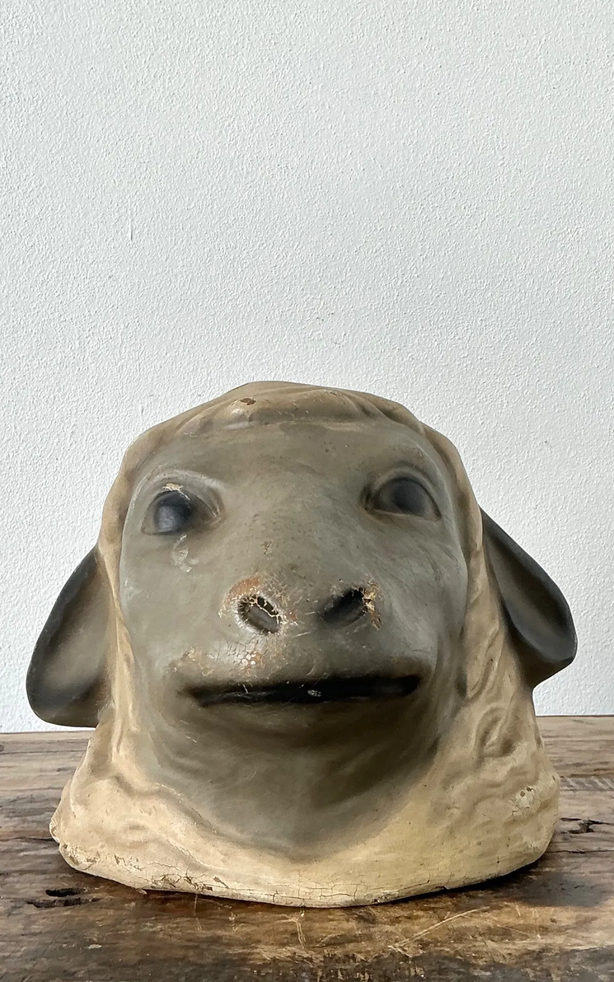 Vintage Painted Ram Bust — additional photo 8