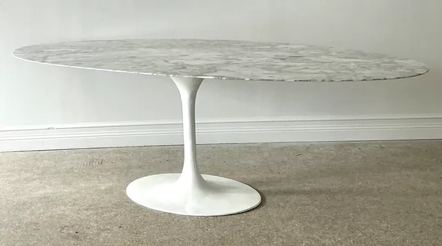 Vintage Marble Tulip Dining Table After Sarrinen — additional photo 3