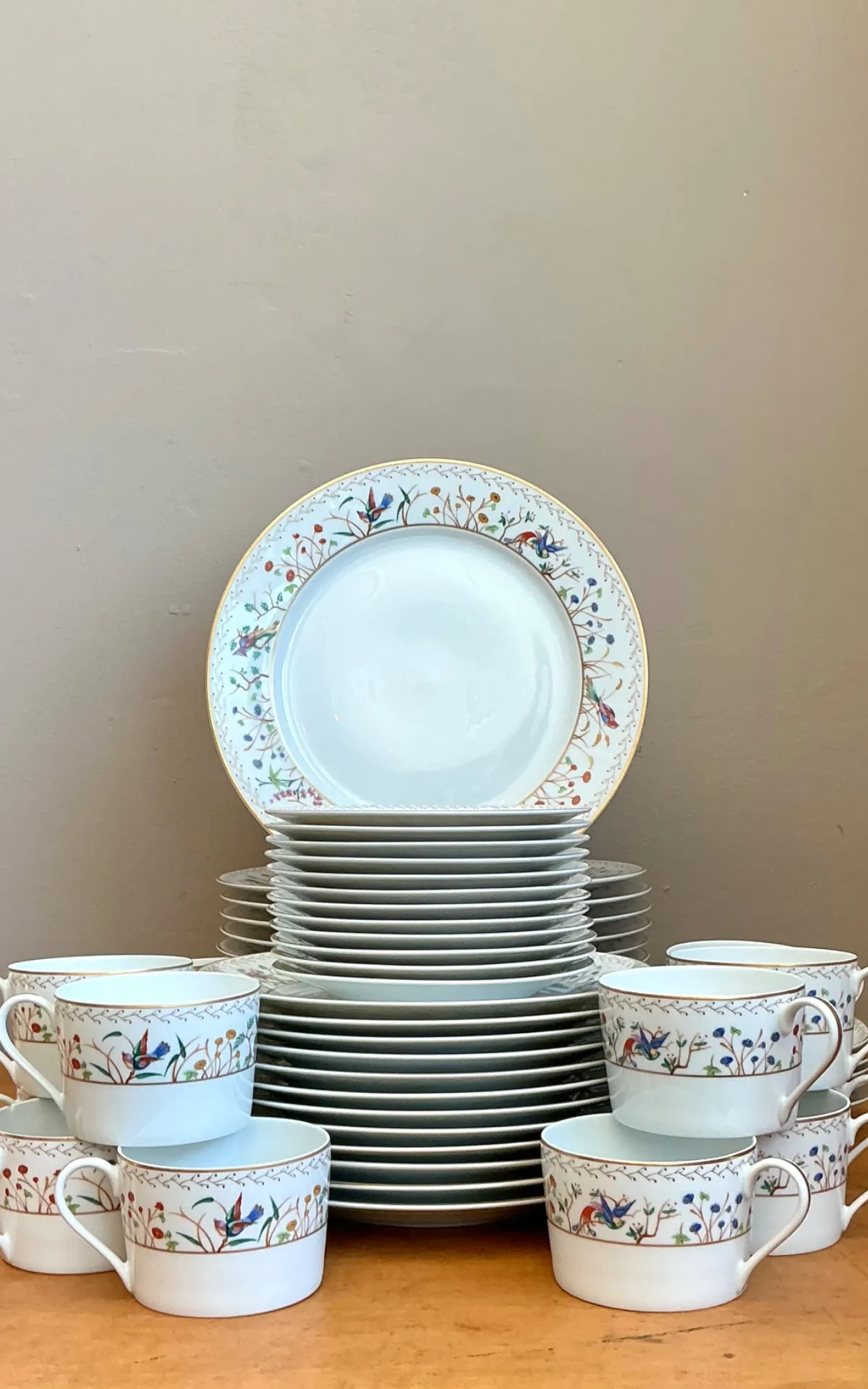 Vintage Tiffany And Co For Limoges “Audubon” Service For 12 — additional photo 7