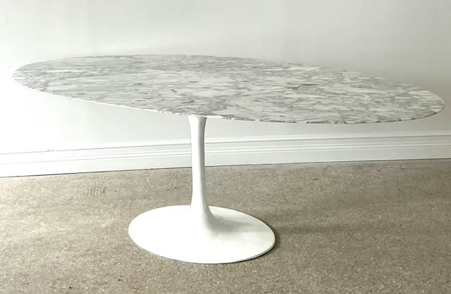 Vintage Marble Tulip Dining Table After Sarrinen — additional photo 7