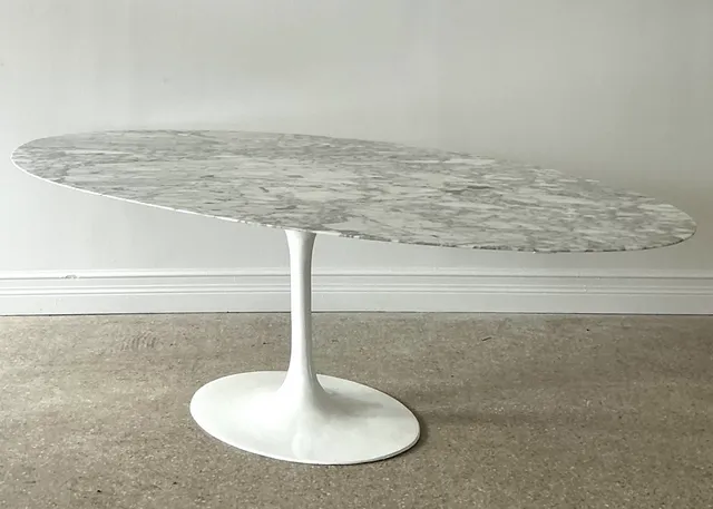 Vintage Marble Tulip Dining Table After Sarrinen — additional photo 8