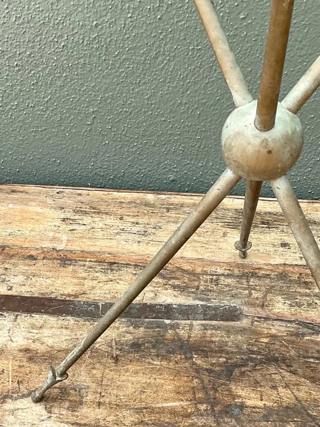 Vintage Arrow Motif Tripod Table — additional photo 6