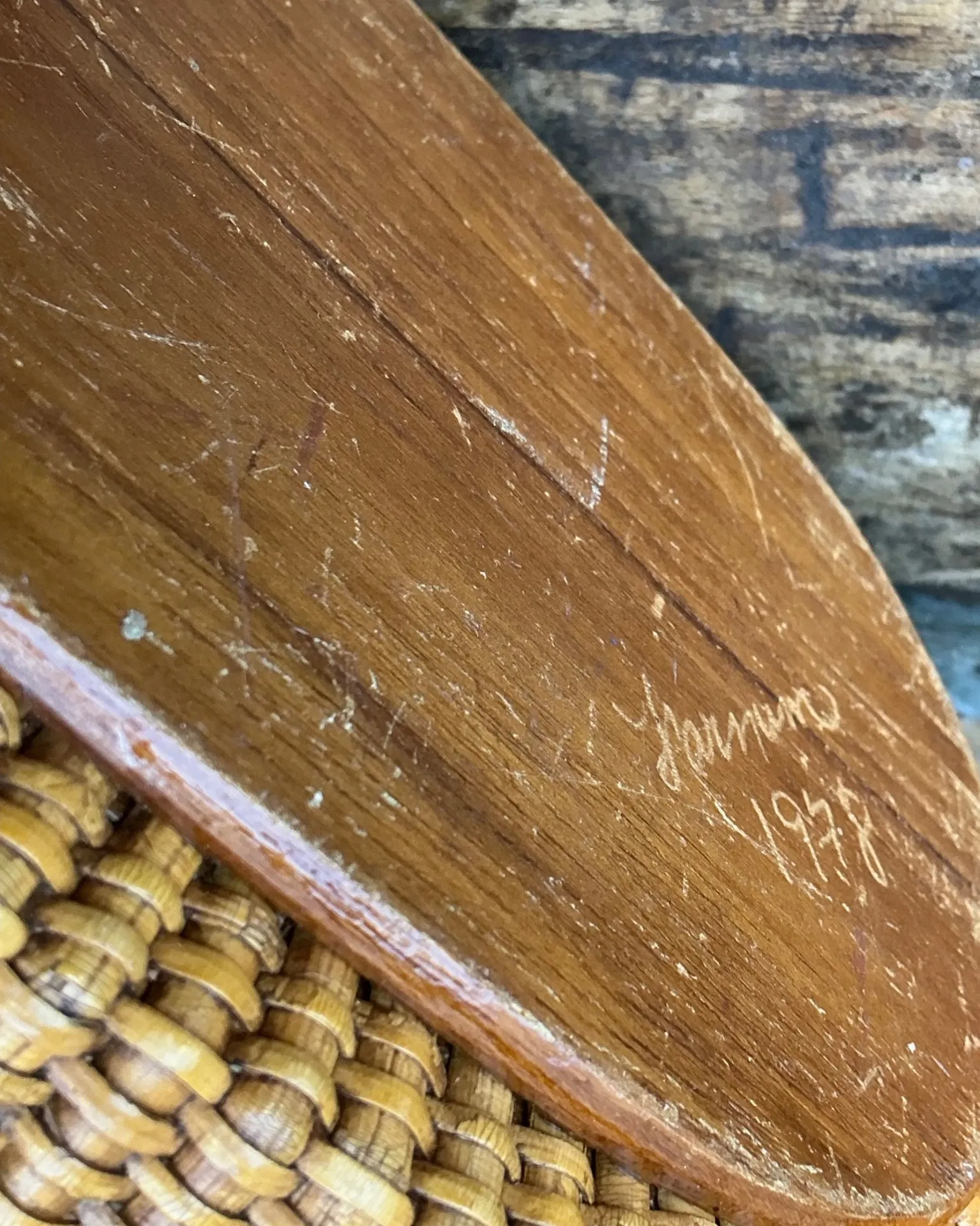 Vintage 1978 Woven Rattan Nantucket Duck Bag — additional photo 8