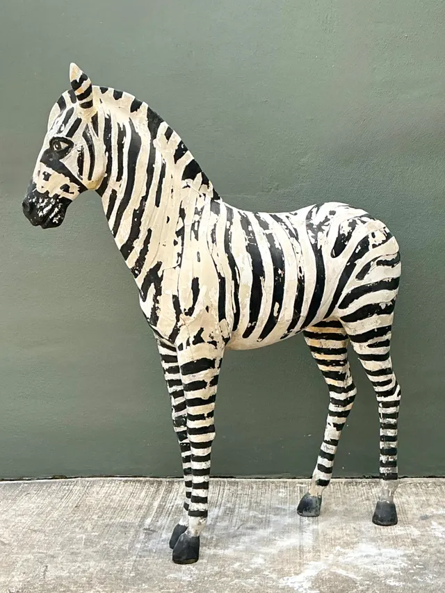 Vintage Life Size Baby Zebra — additional photo 4