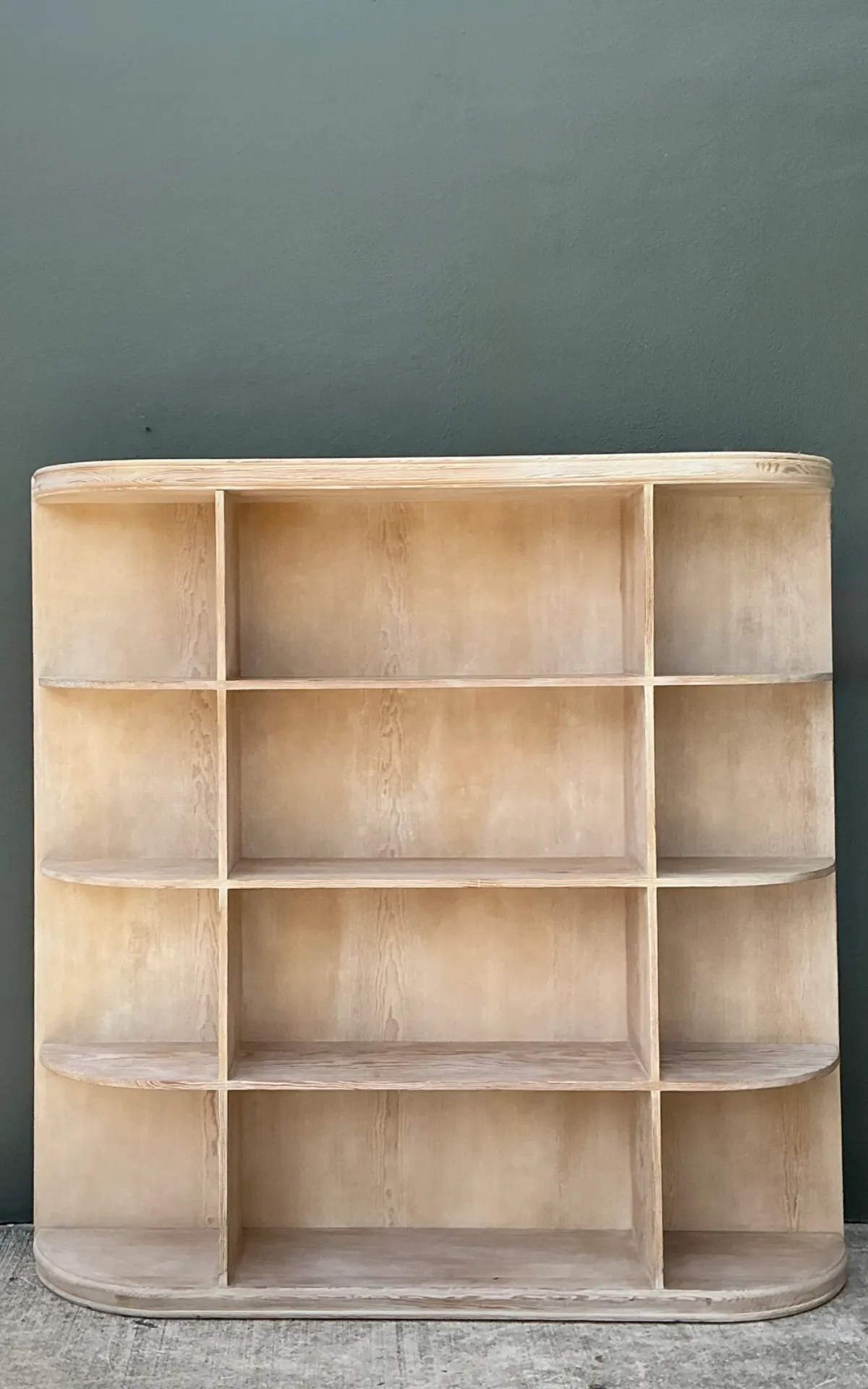 Vintage Washed Wood Wide Etagere — additional photo 4