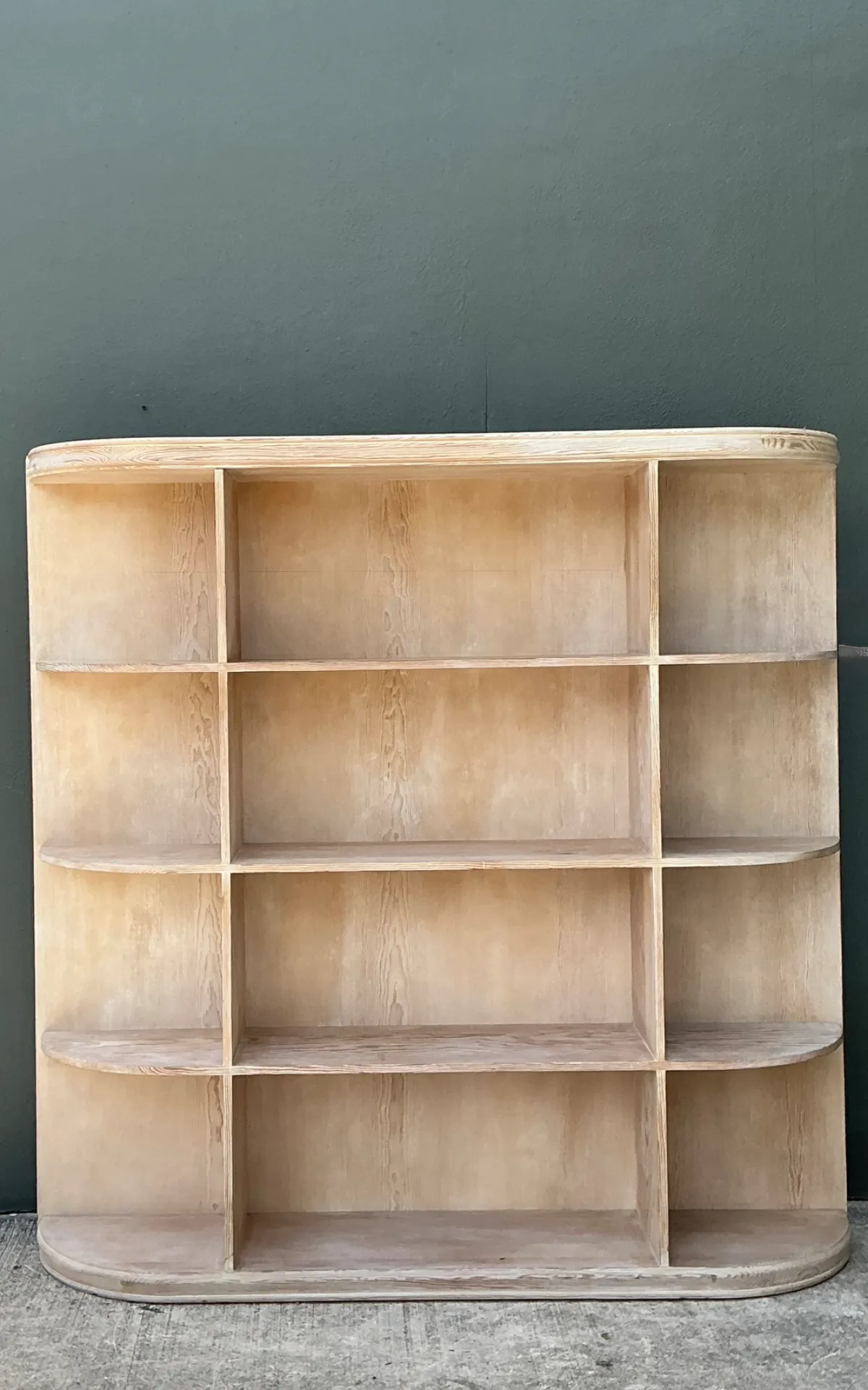 Vintage Washed Wood Wide Etagere — additional photo 5