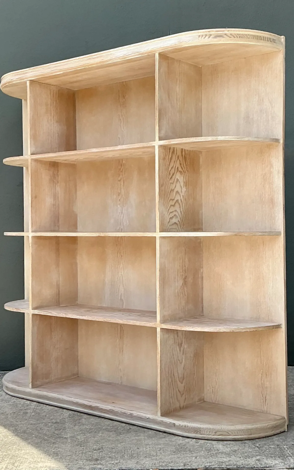 Vintage Washed Wood Wide Etagere — additional photo 3