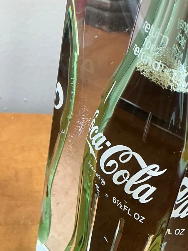 Vintage Coca-Cola Bottle in Lucite Block — additional photo 8