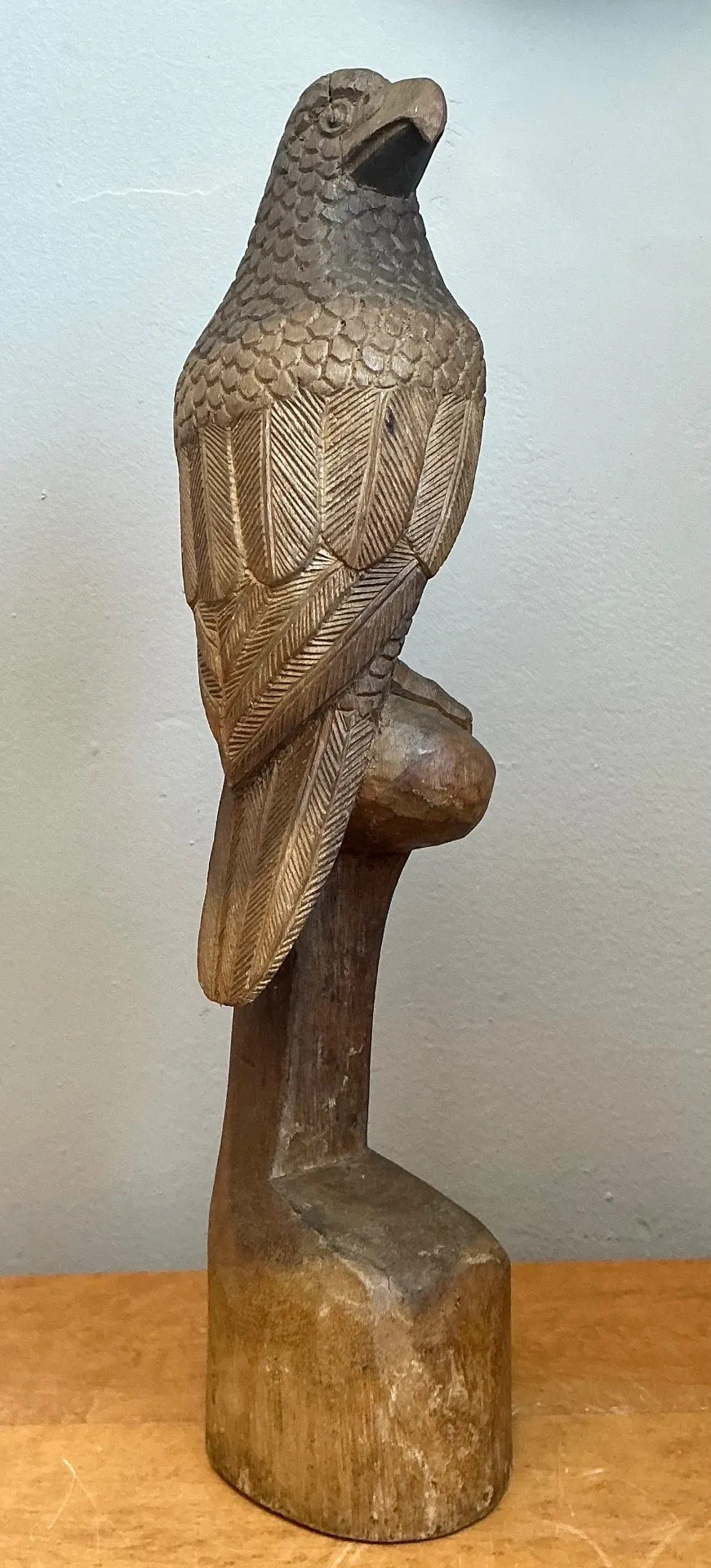 Vintage Carved Wood Bird Sculptures - A Pair — additional photo 6
