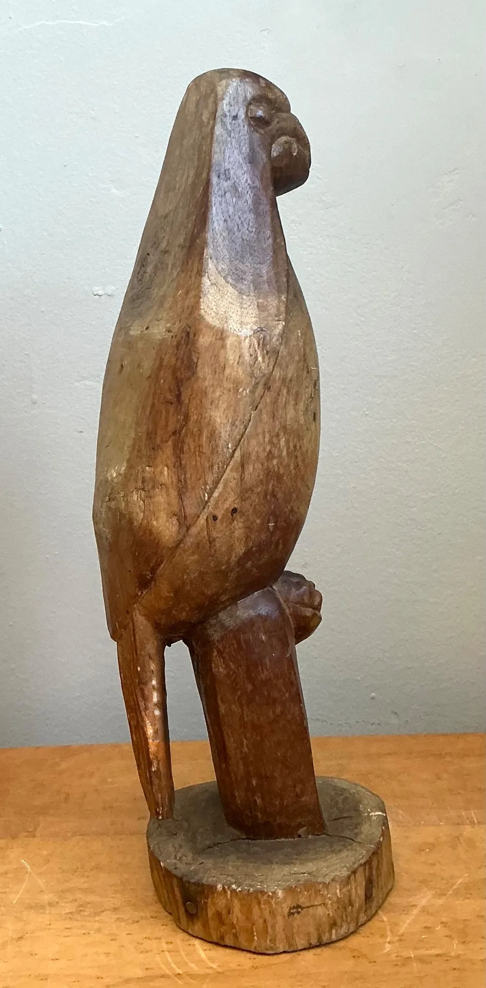 Vintage Carved Wood Bird Sculptures - A Pair — additional photo 7