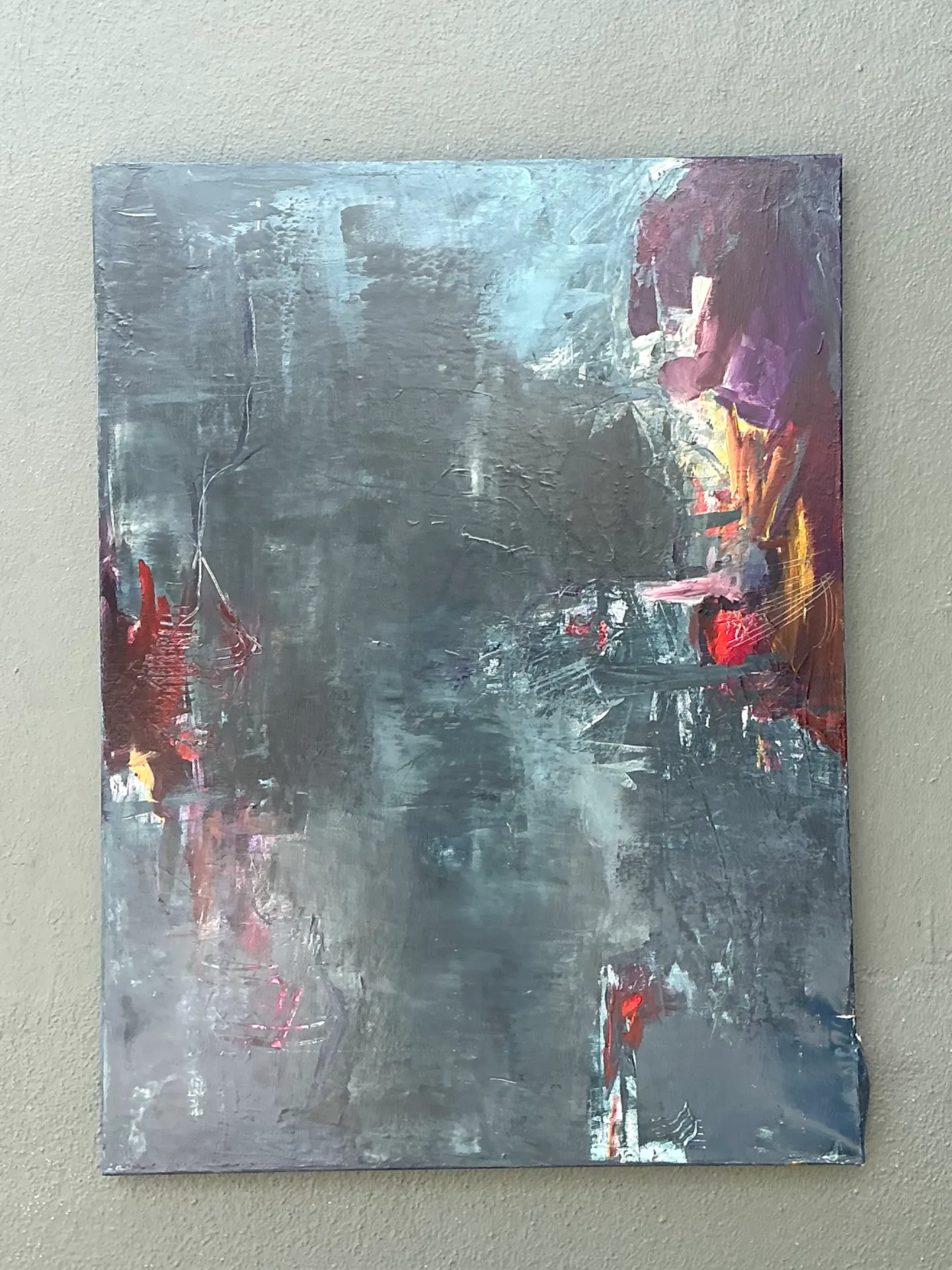 Vintage Abstract Expressionist Oil Painting — additional photo 4