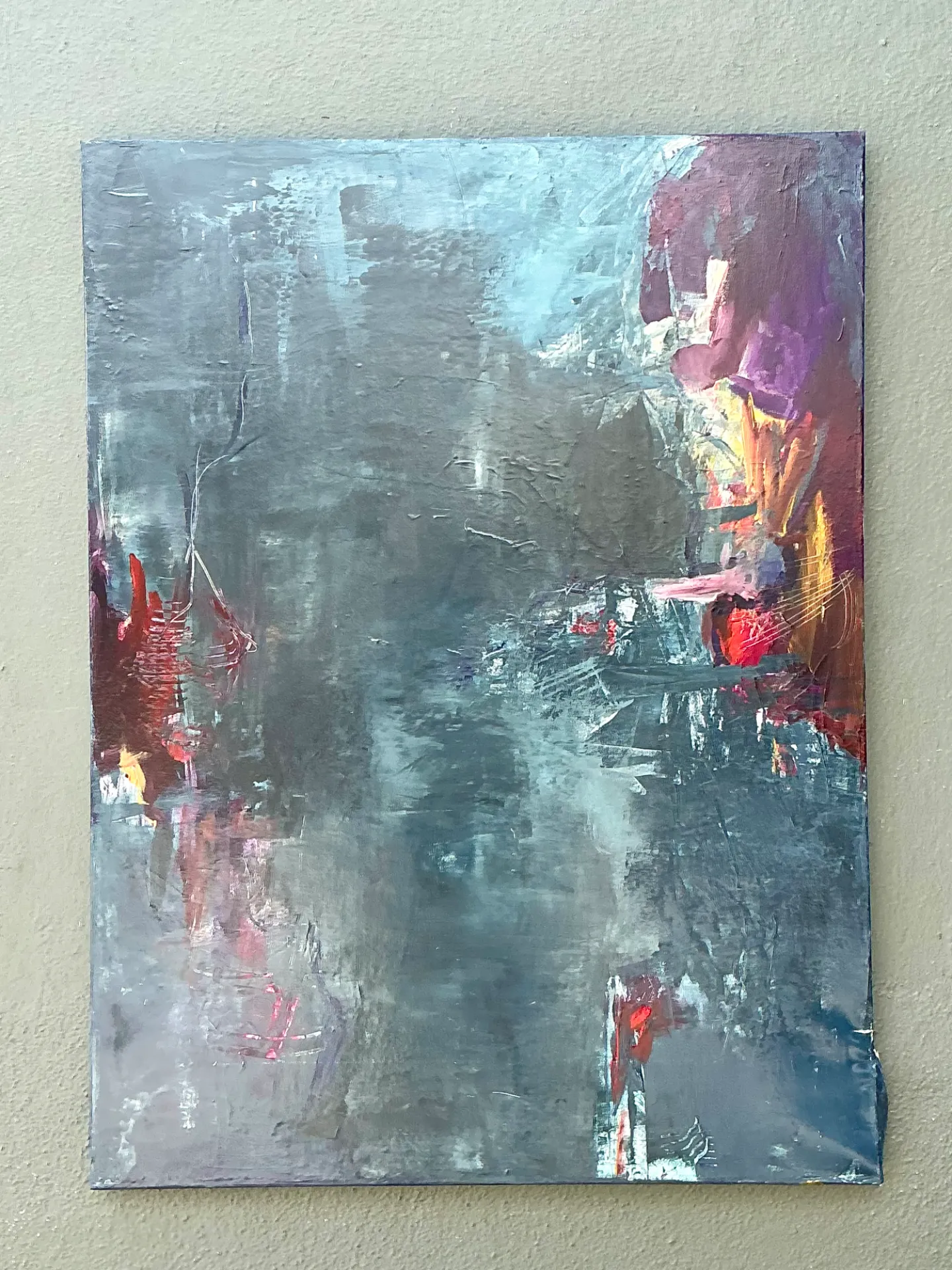 Vintage Abstract Expressionist Oil Painting — additional photo 8