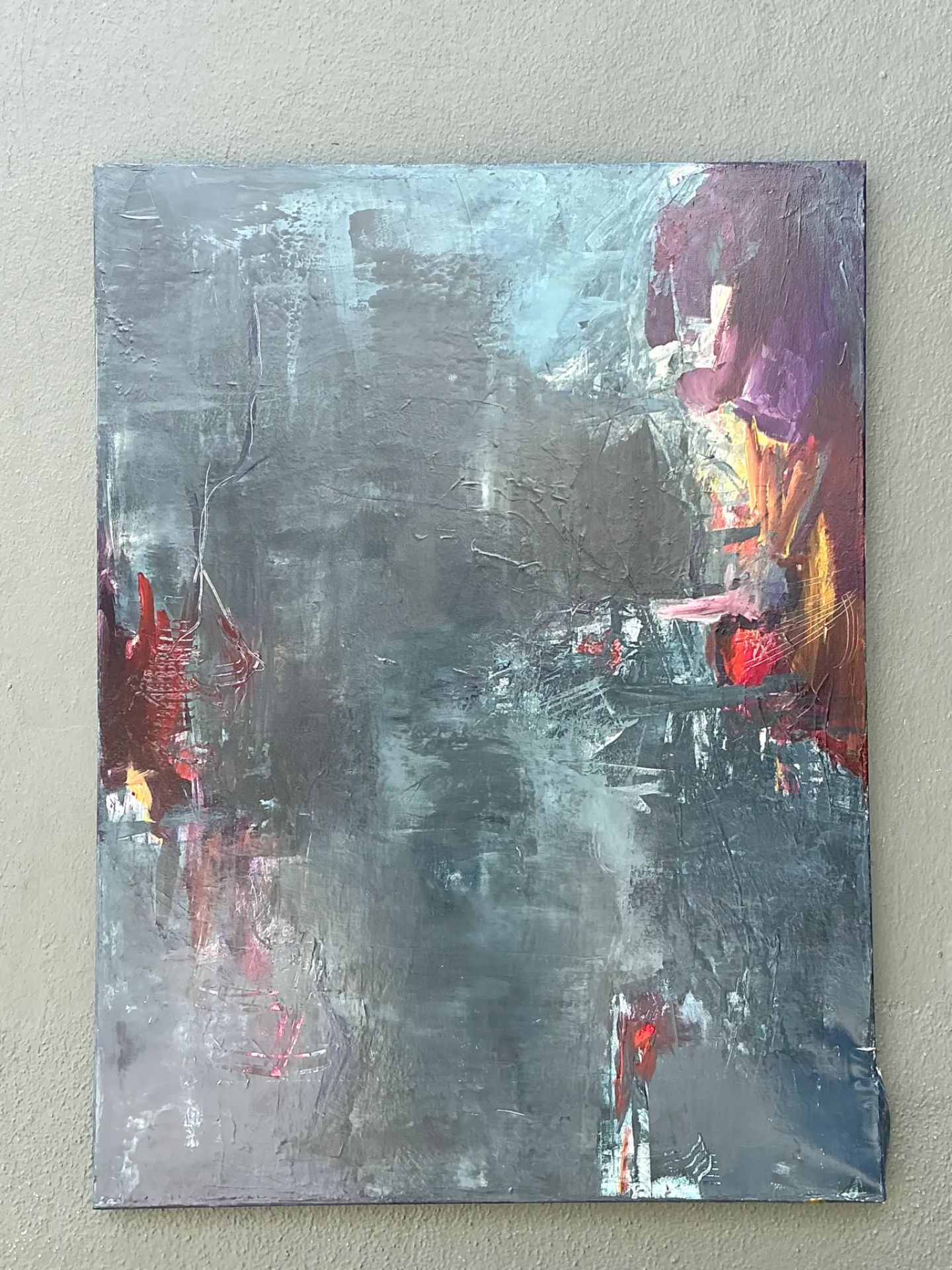 Vintage Abstract Expressionist Oil Painting — additional photo 3
