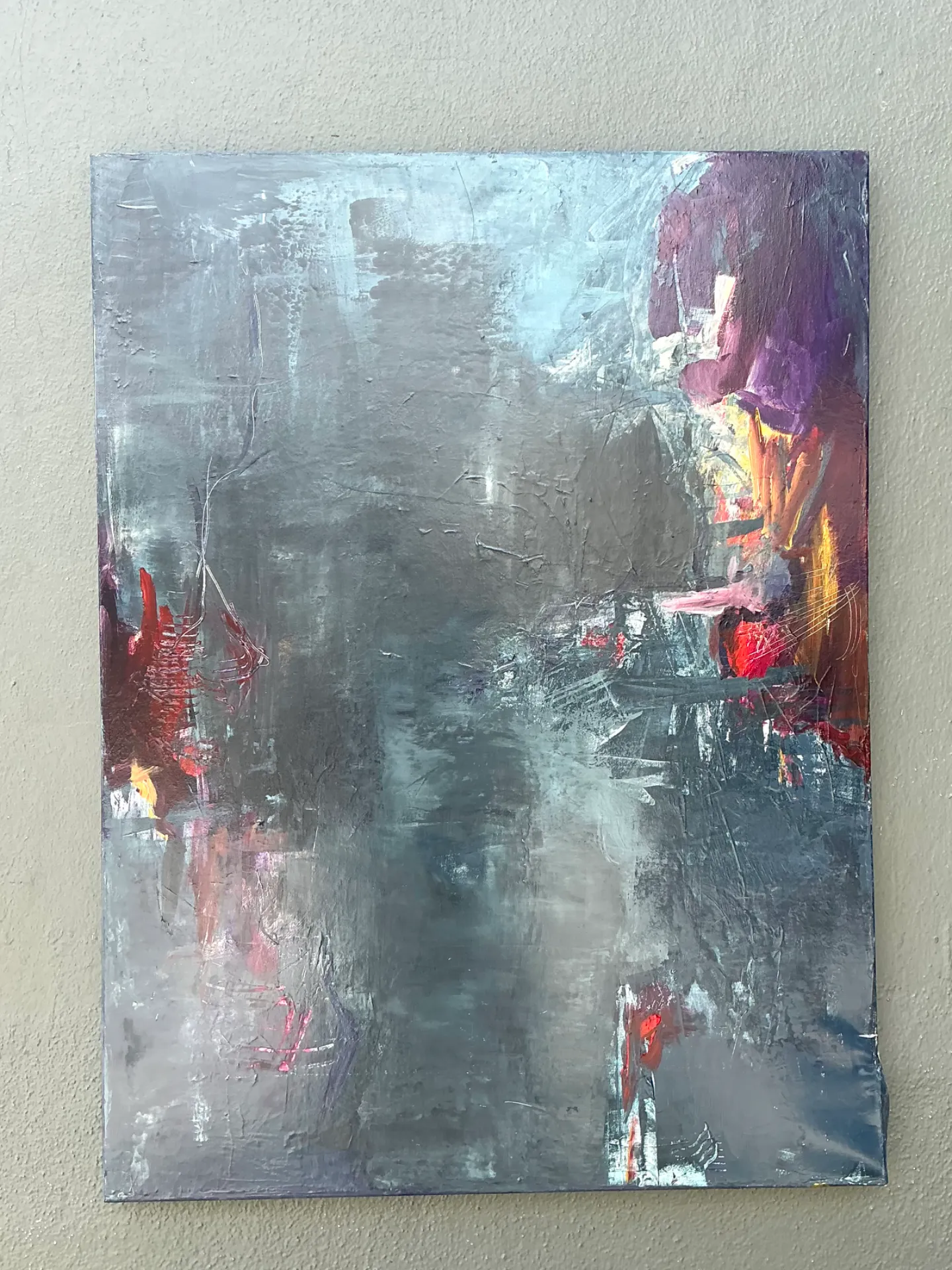 Vintage Abstract Expressionist Oil Painting — additional photo 6