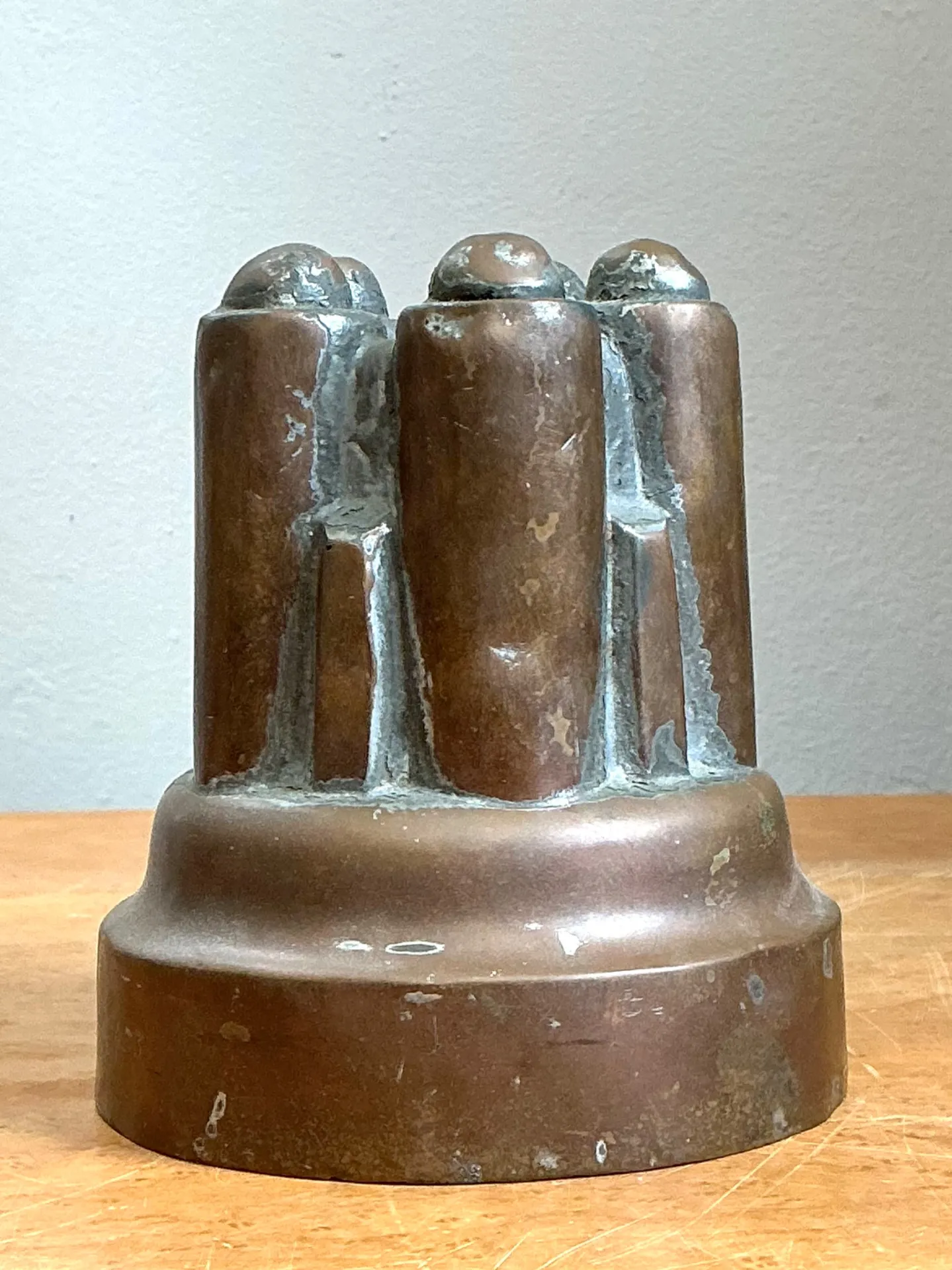 Vintage Copper Over Tin Jelly Mold — additional photo 6