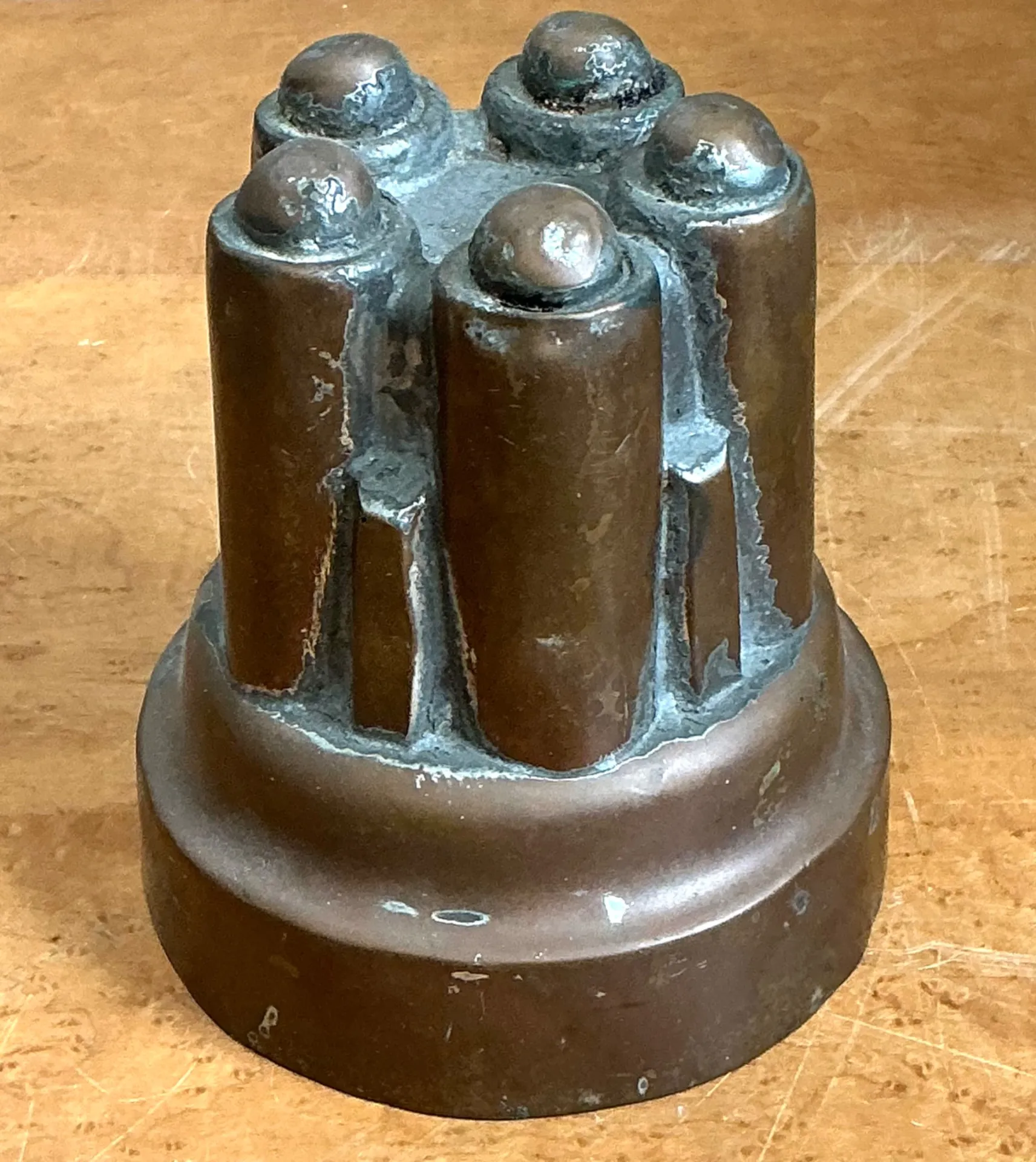 Vintage Copper Over Tin Jelly Mold — additional photo 8