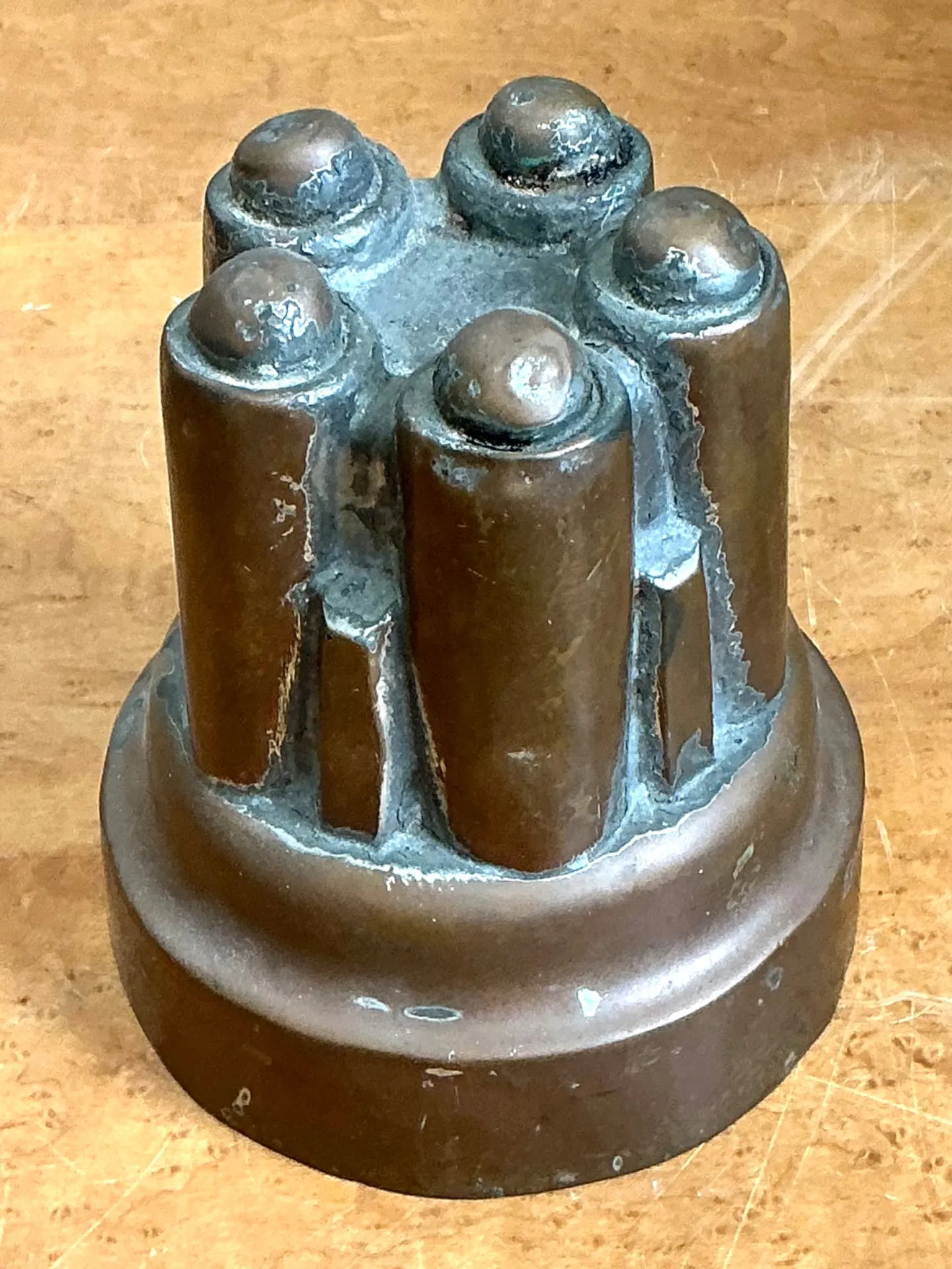 Vintage Copper Over Tin Jelly Mold — additional photo 7