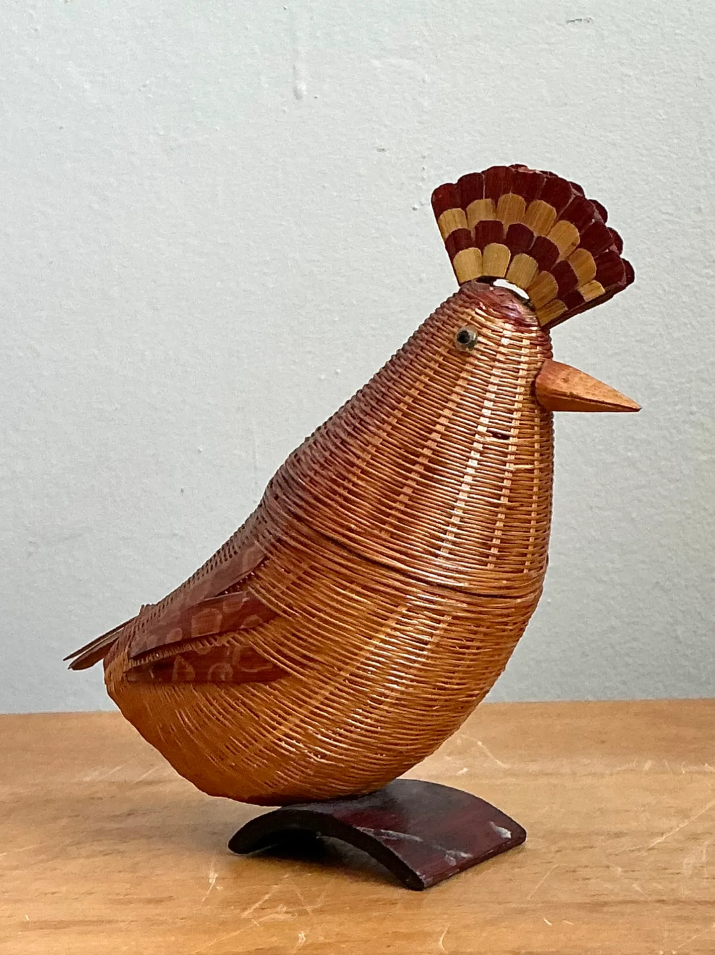 Vintage Shanghai Weave Rattan Pheasant — additional photo 5