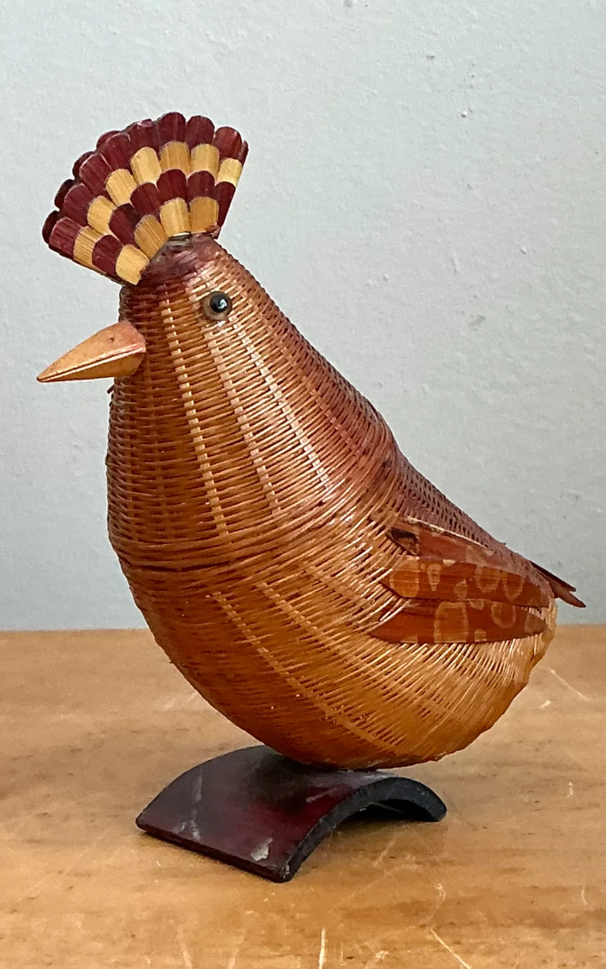 Vintage Shanghai Weave Rattan Pheasant — additional photo 2