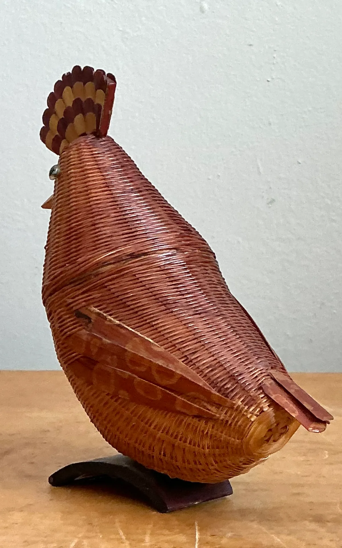 Vintage Shanghai Weave Rattan Pheasant — additional photo 8