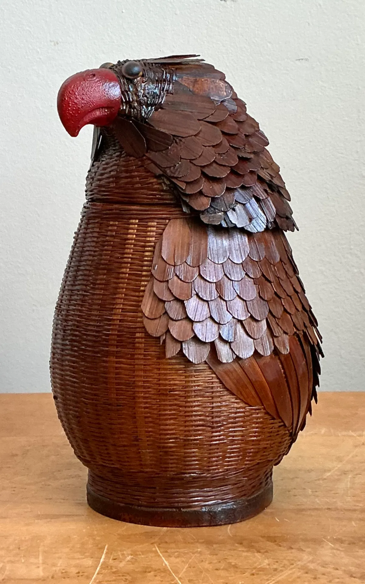 Vintage Shanghai Weave Parrot Basket — additional photo 3