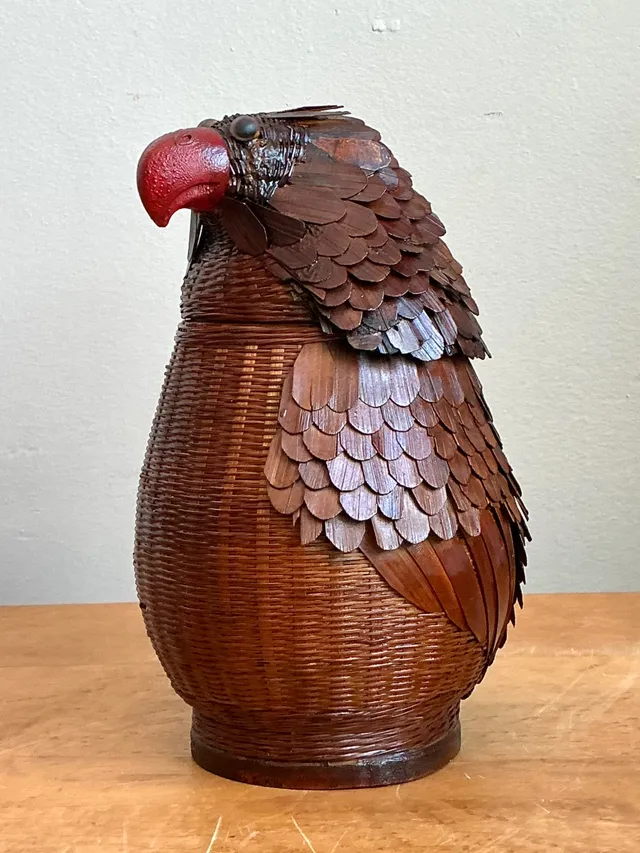 Vintage Shanghai Weave Parrot Basket — additional photo 1