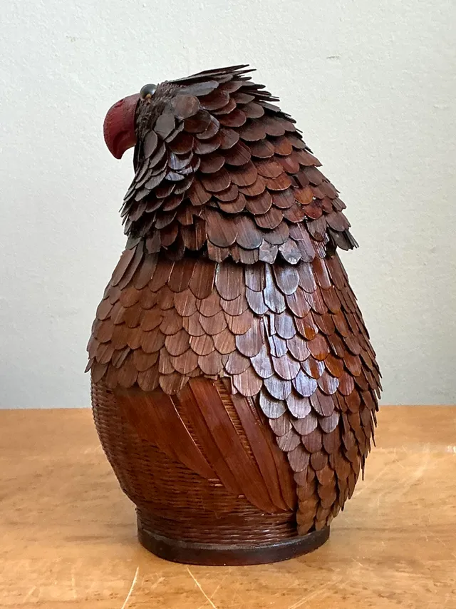 Vintage Shanghai Weave Parrot Basket — additional photo 6