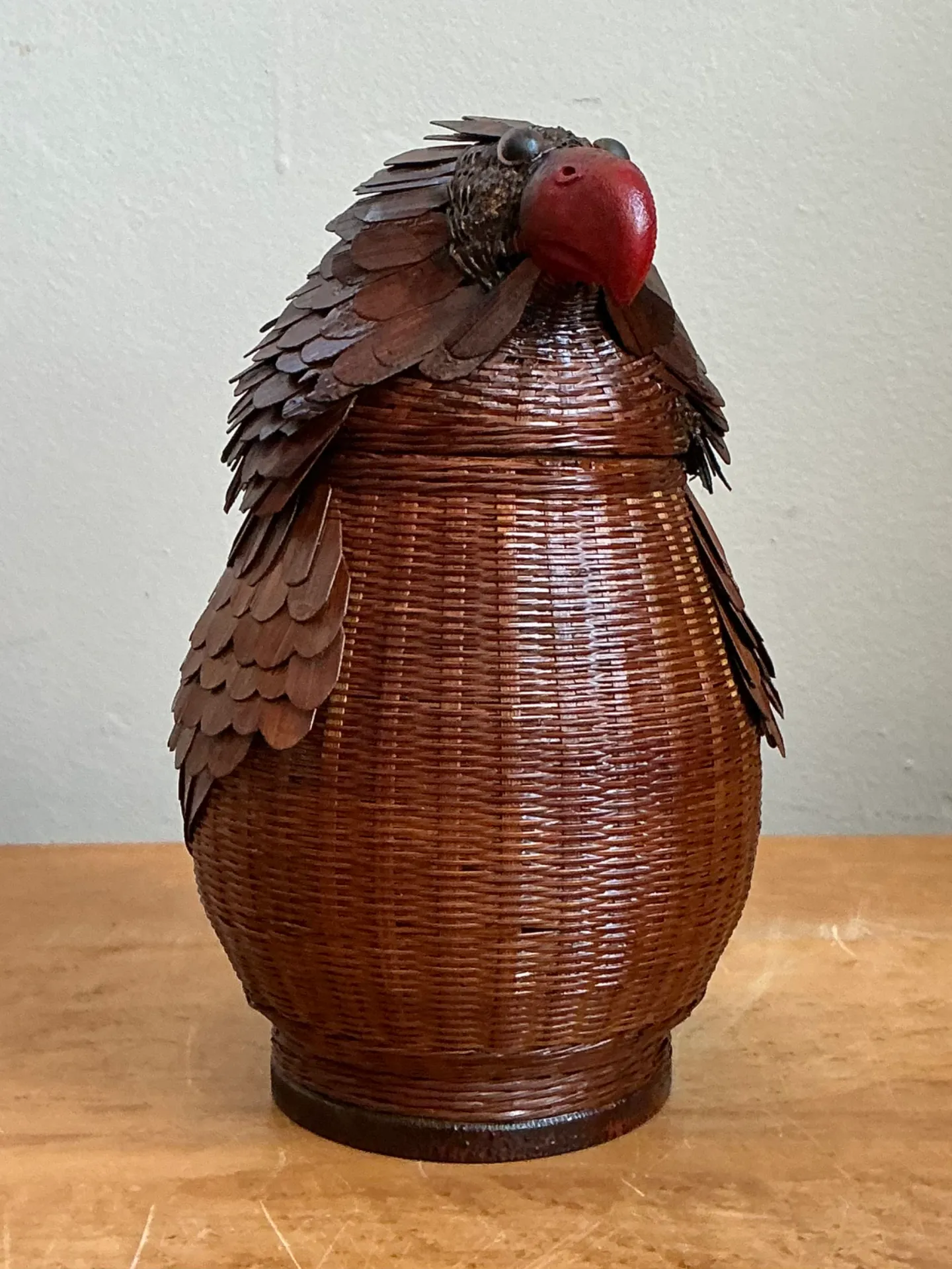 Vintage Shanghai Weave Parrot Basket — additional photo 2
