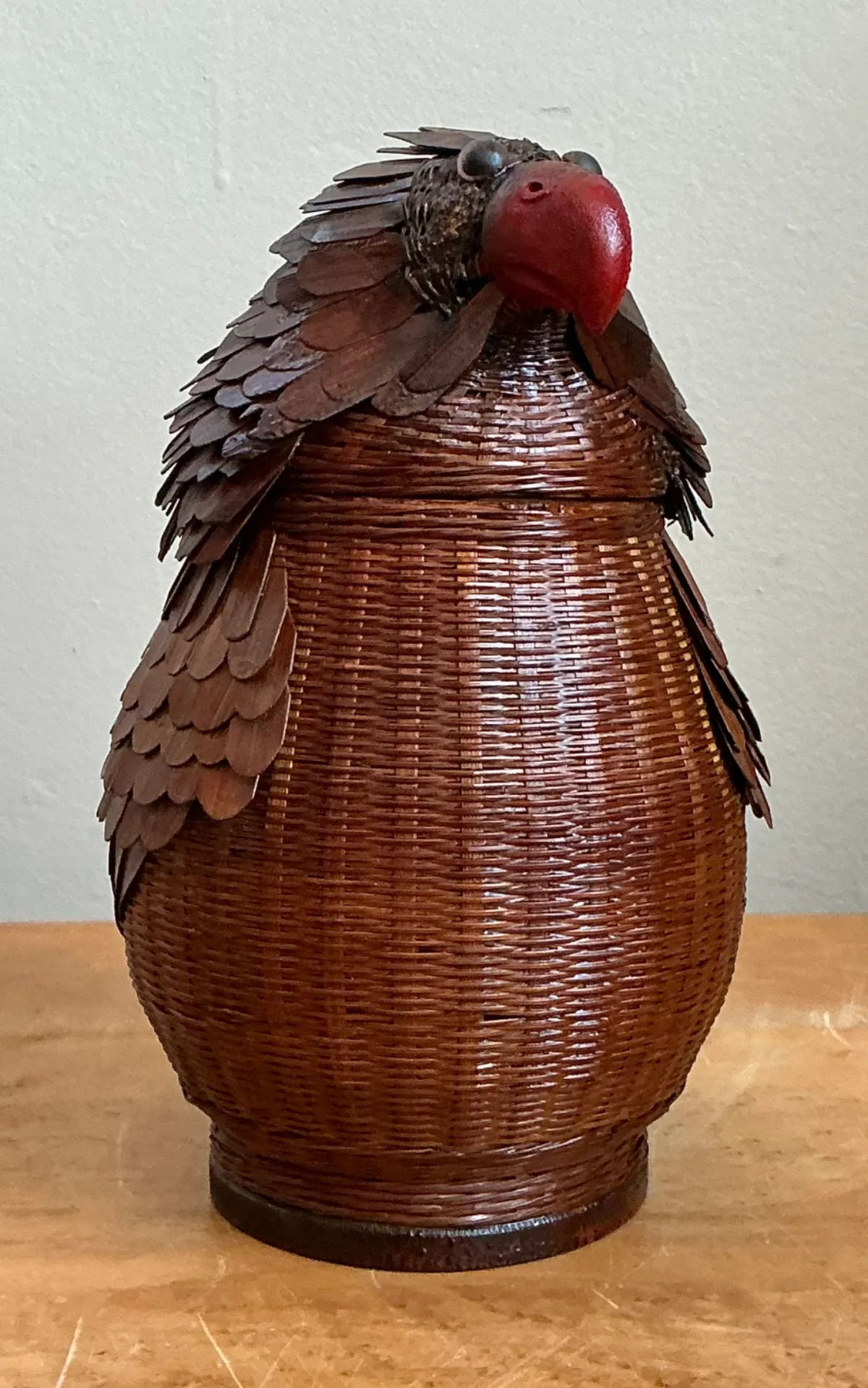Vintage Shanghai Weave Parrot Basket — additional photo 2