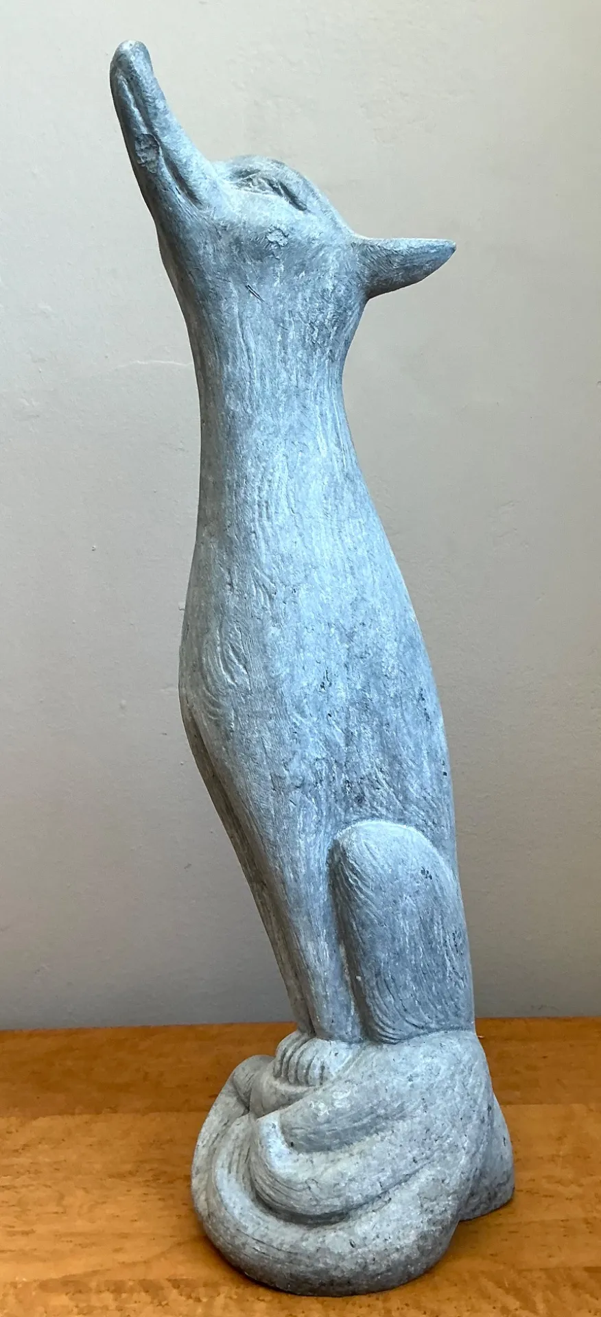 Vintage Lead Fox Garden Statue — additional photo 4