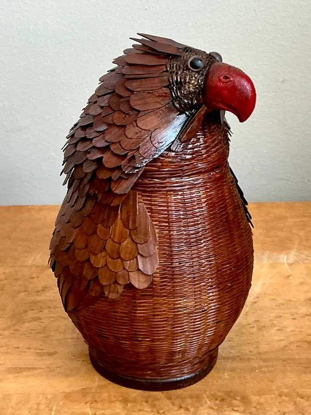 Vintage Shanghai Weave Parrot Basket — additional photo 7