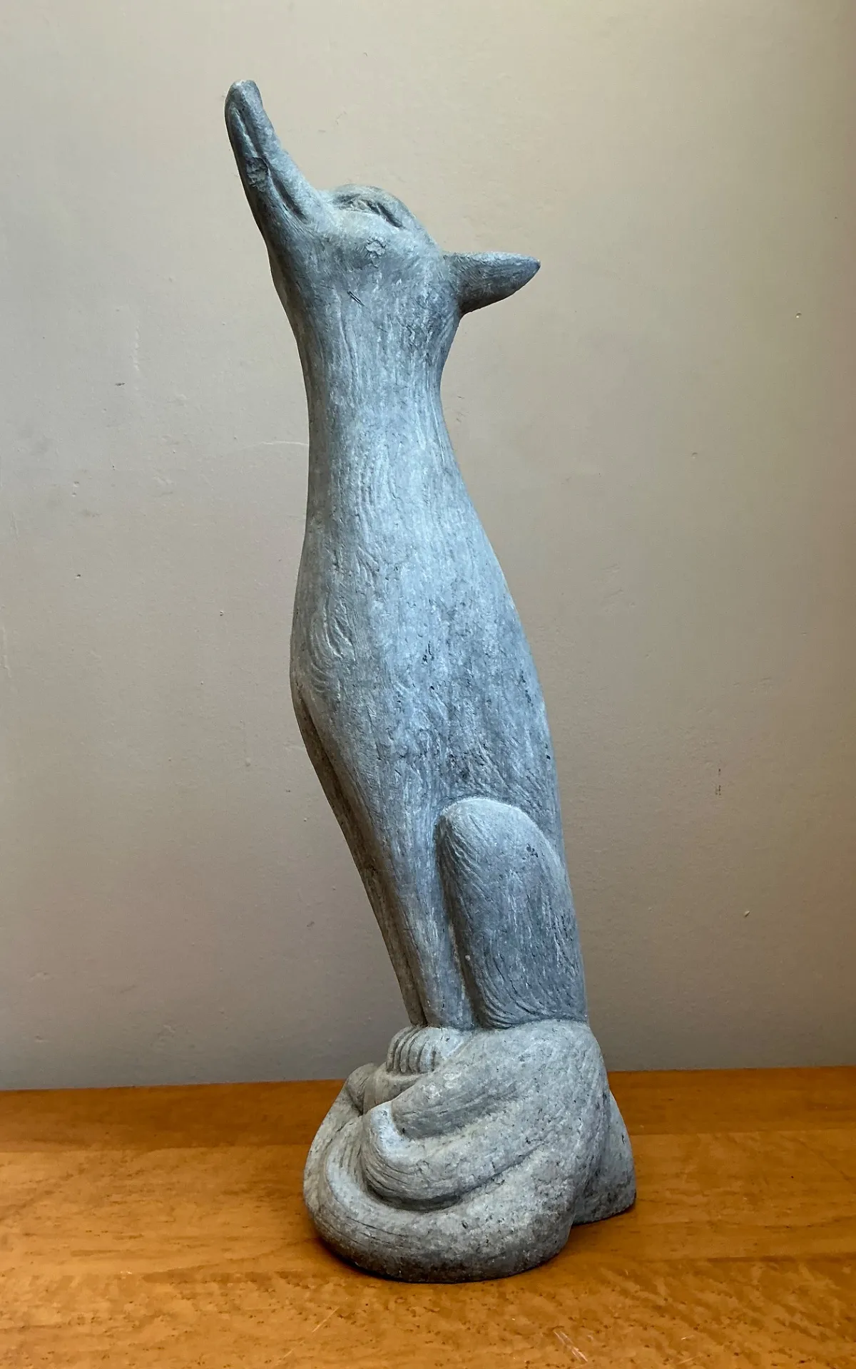 Vintage Lead Fox Garden Statue — additional photo 8