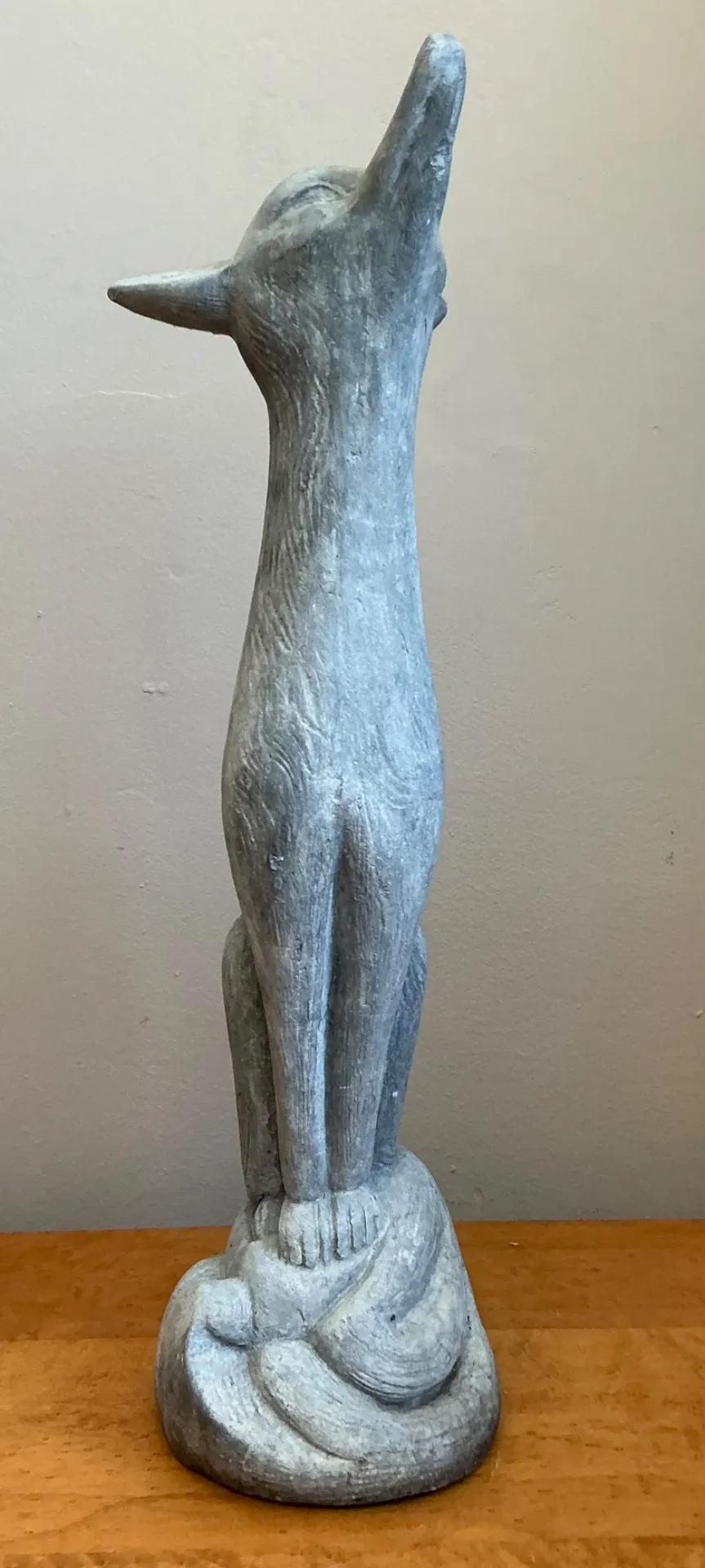 Vintage Lead Fox Garden Statue — additional photo 5