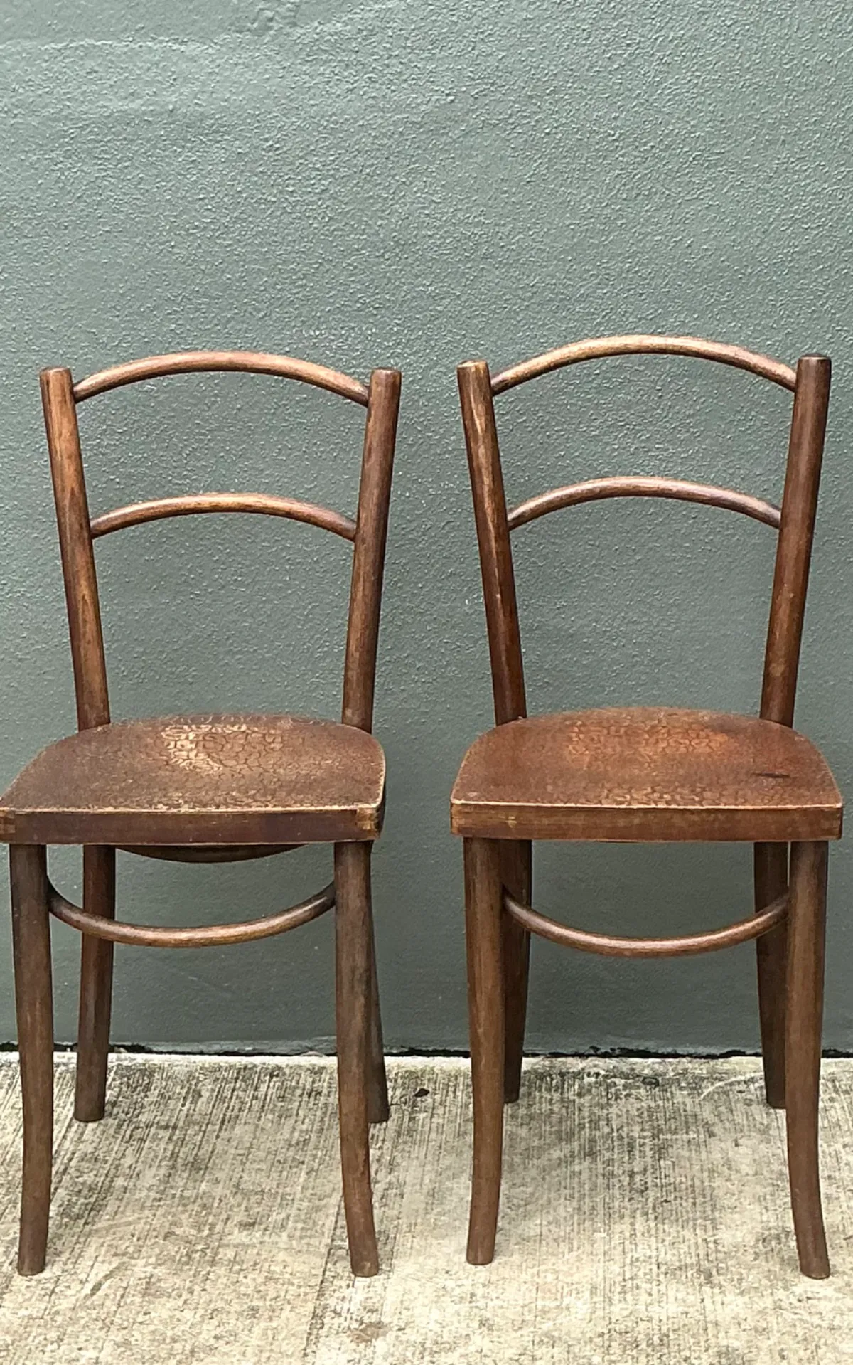 Vintage Carved Crocodile Wood Dining Chairs - A Pair — additional photo 7