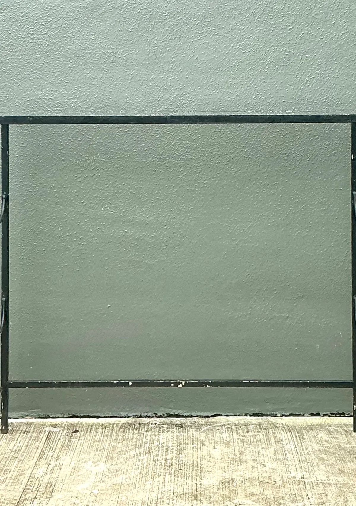 Vintage Iron and Glass Console Table — additional photo 6